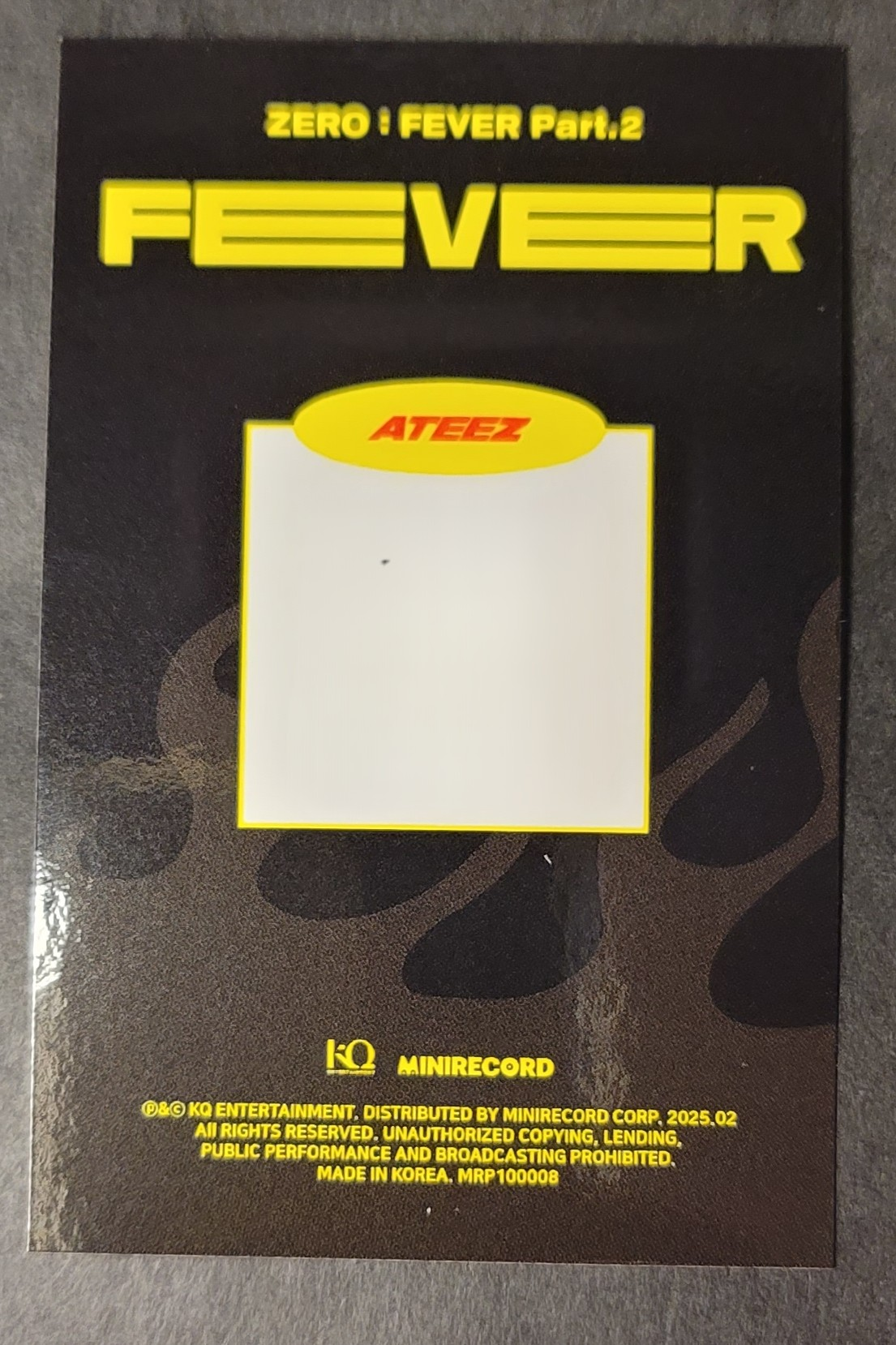 ATEEZ San ATEEZ - San - ZERO : FEVER Part.2 Album platform version diary version qr card listing photo 2