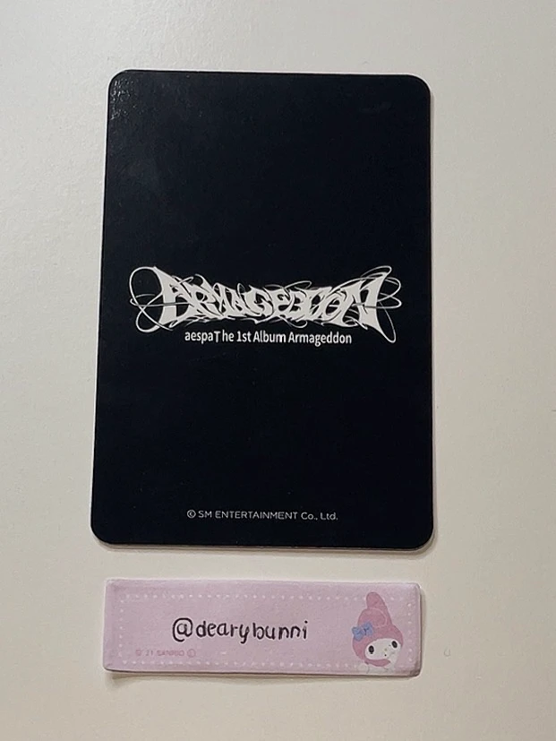 aespa Karina aespa - Karina - Armageddon Album musickorea (music korea) pob (pre-order benefit) listing photo 2