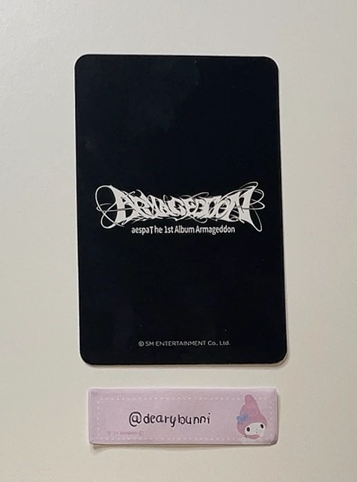 aespa Ningning aespa - Ningning - Armageddon Album music korea pob (pre-order benefit) listing photo 2