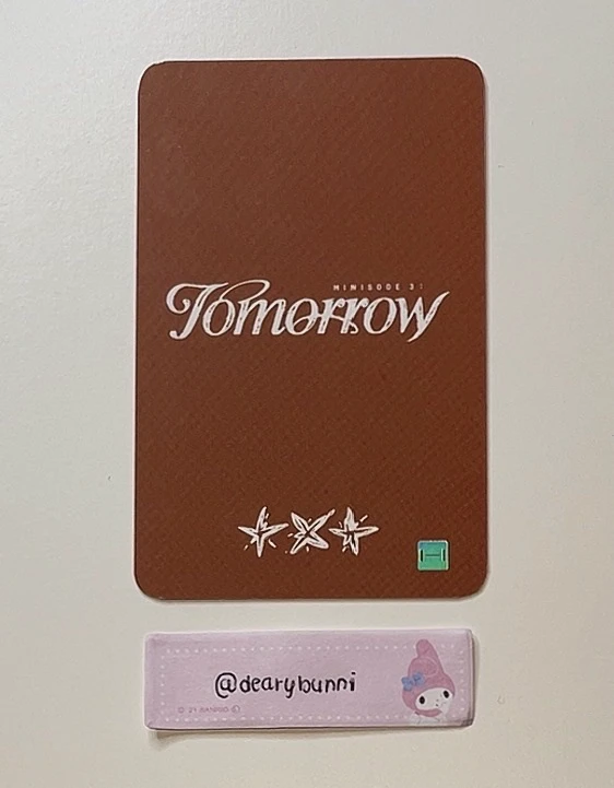 TOMORROW X TOGETHER TOMORROW X TOGETHER - Soobin - Minisode 3: Tomorrow Album lucky draw round 1 purchase benefit weverse global shop (wvg) soundwave powerstation m2u listing photo 2