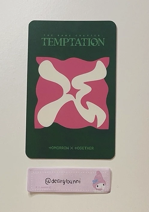 TOMORROW X TOGETHER TOMORROW X TOGETHER - Soobin - The Name Chapter: Temptation Album lucky draw purchase benefit m2u powerstation soundwave round 1 listing photo 2
