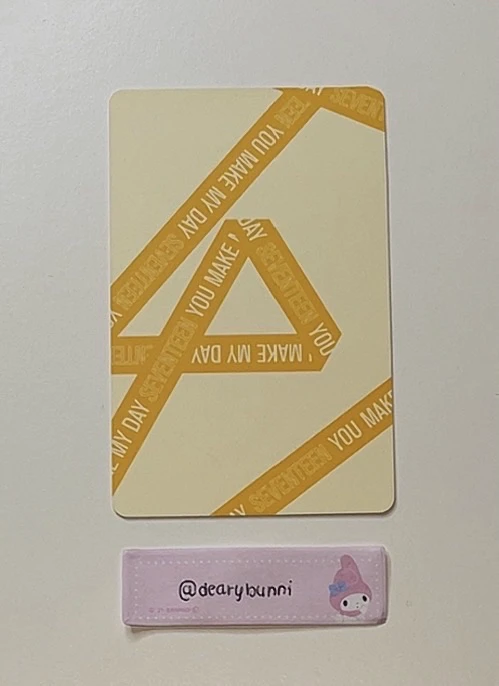 SEVENTEEN Mingyu SEVENTEEN - Mingyu - You Make My Day Album meet version logo back album photocard listing photo 2