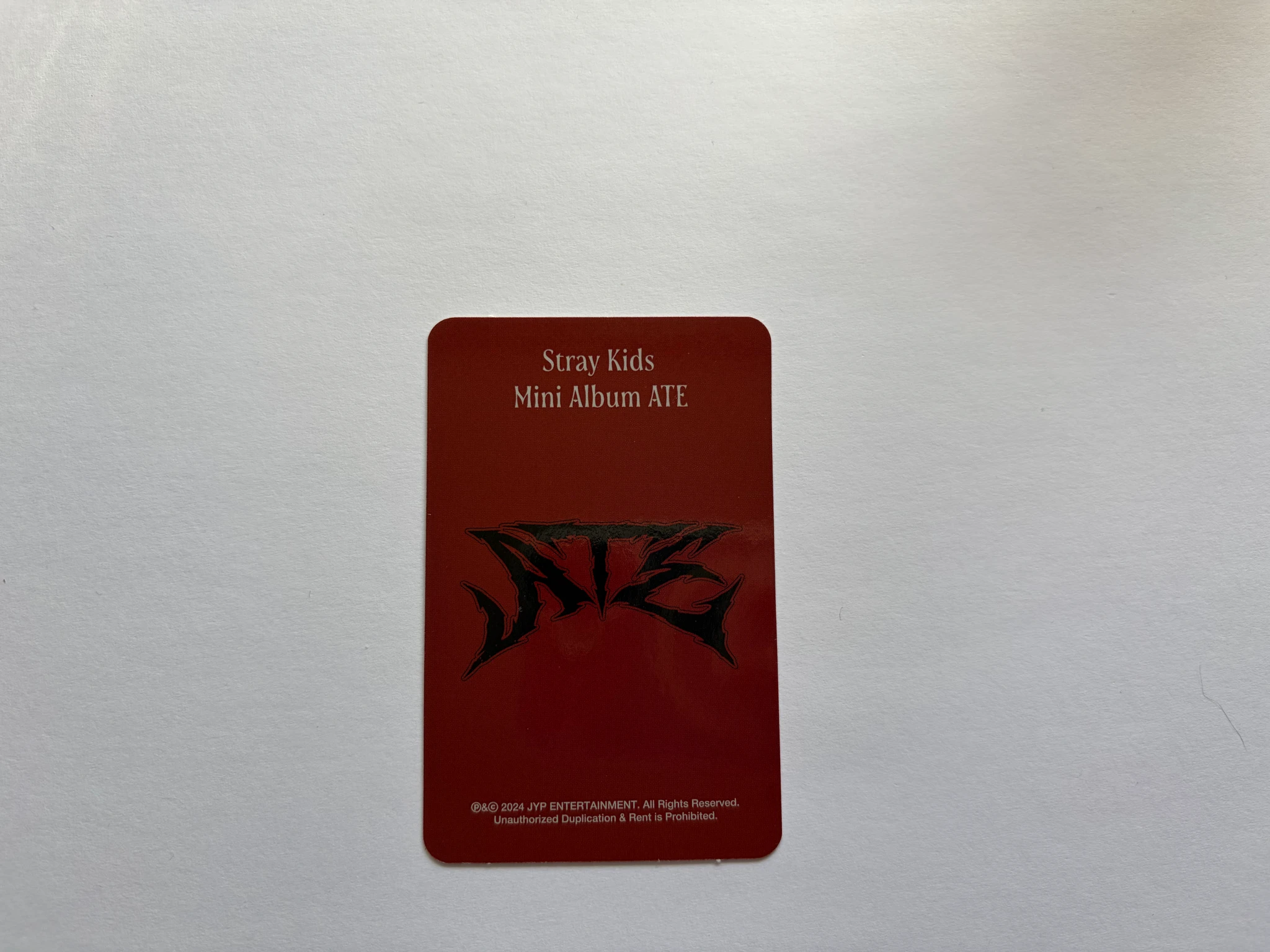 Stray Kids Hyunjin Stray Kids - Hyunjin - ATE Album soundwave lucky draw listing photo 2