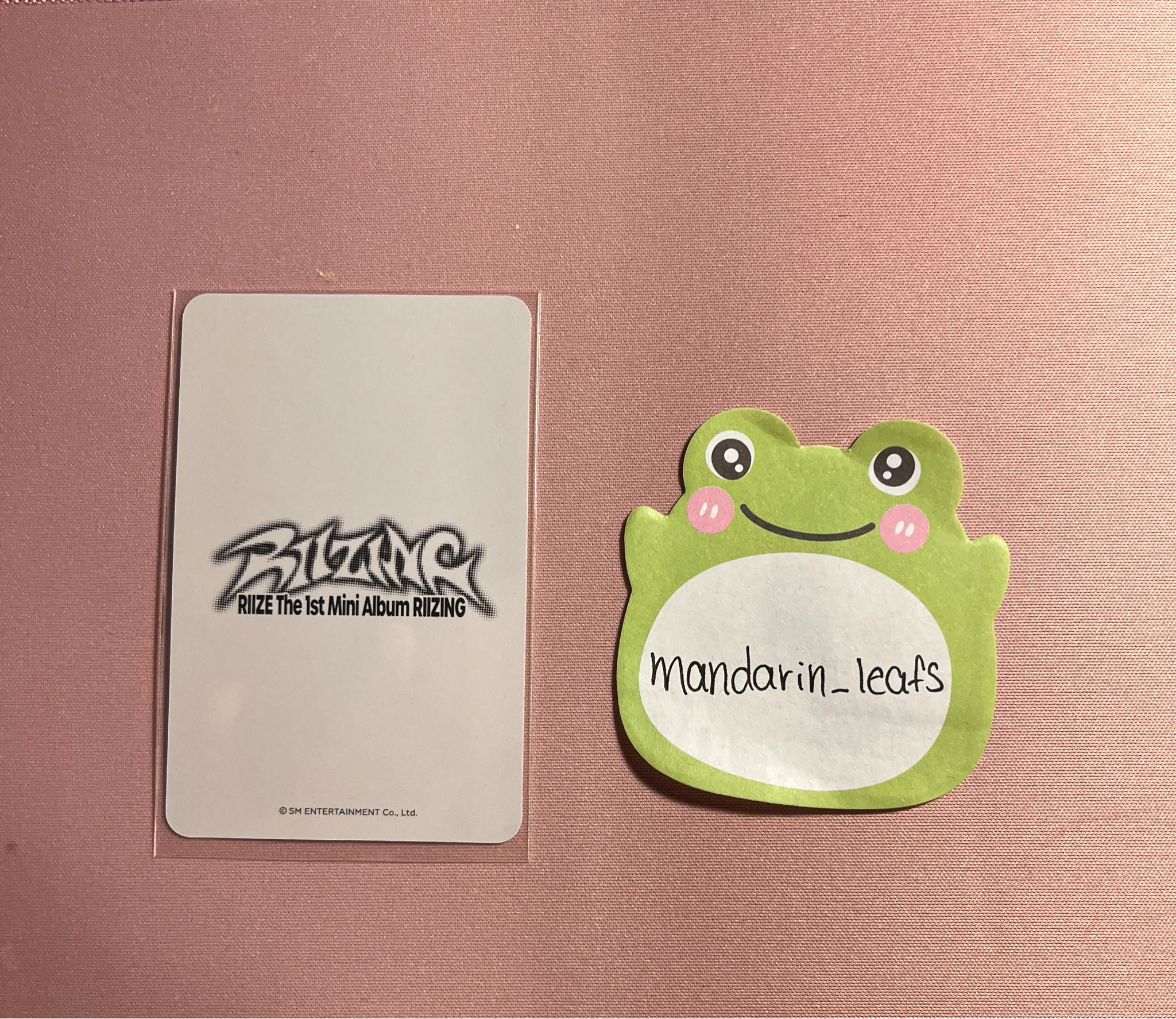 RIIZE  Sohee RIIZE  - Sohee - Riizing Album smtown & store lucky draw (LD) listing photo 2