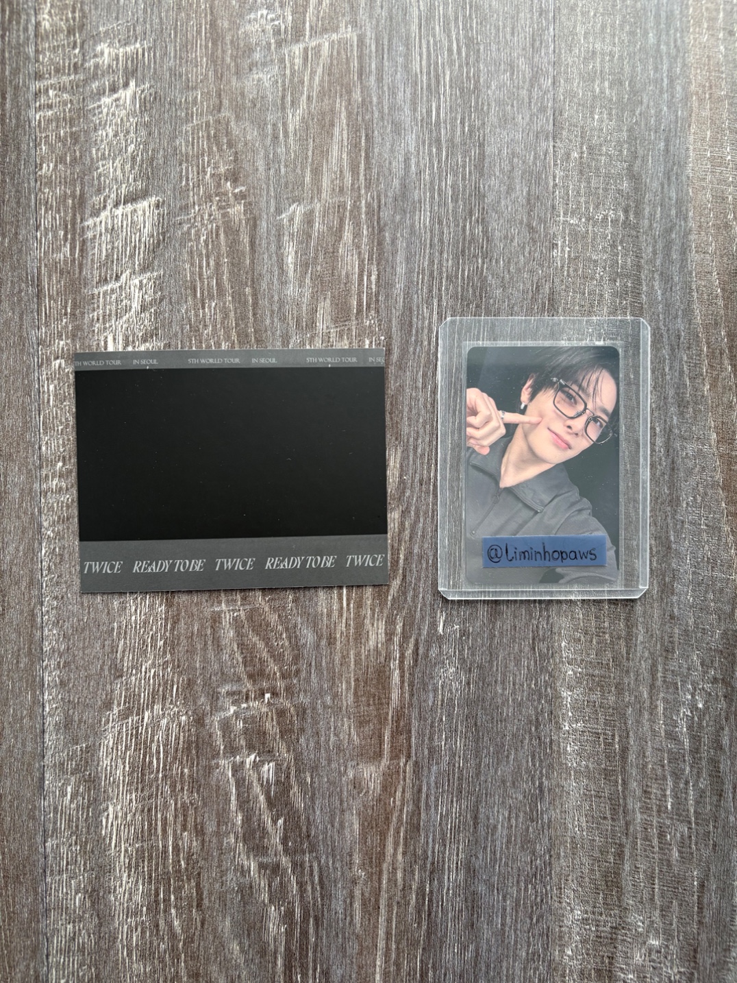 TWICE Tzuyu TWICE - Tzuyu - 5th World Tour Ready To Be in Seoul DVD Other pob (pre-order benefit) polaroid horizontal large polaroid listing photo 2