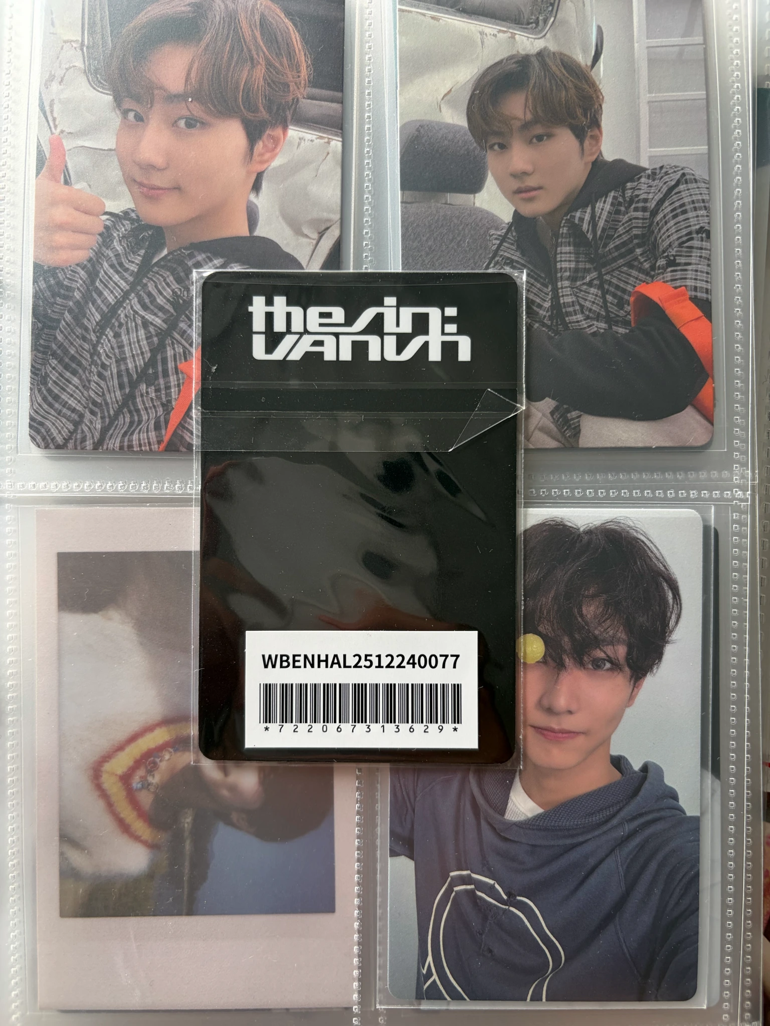 ENHYPEN Jungwon ENHYPEN - Jungwon - THE SIN: VANISH Album lucky draw (LD) weverse japan shop (wvj) listing photo 2