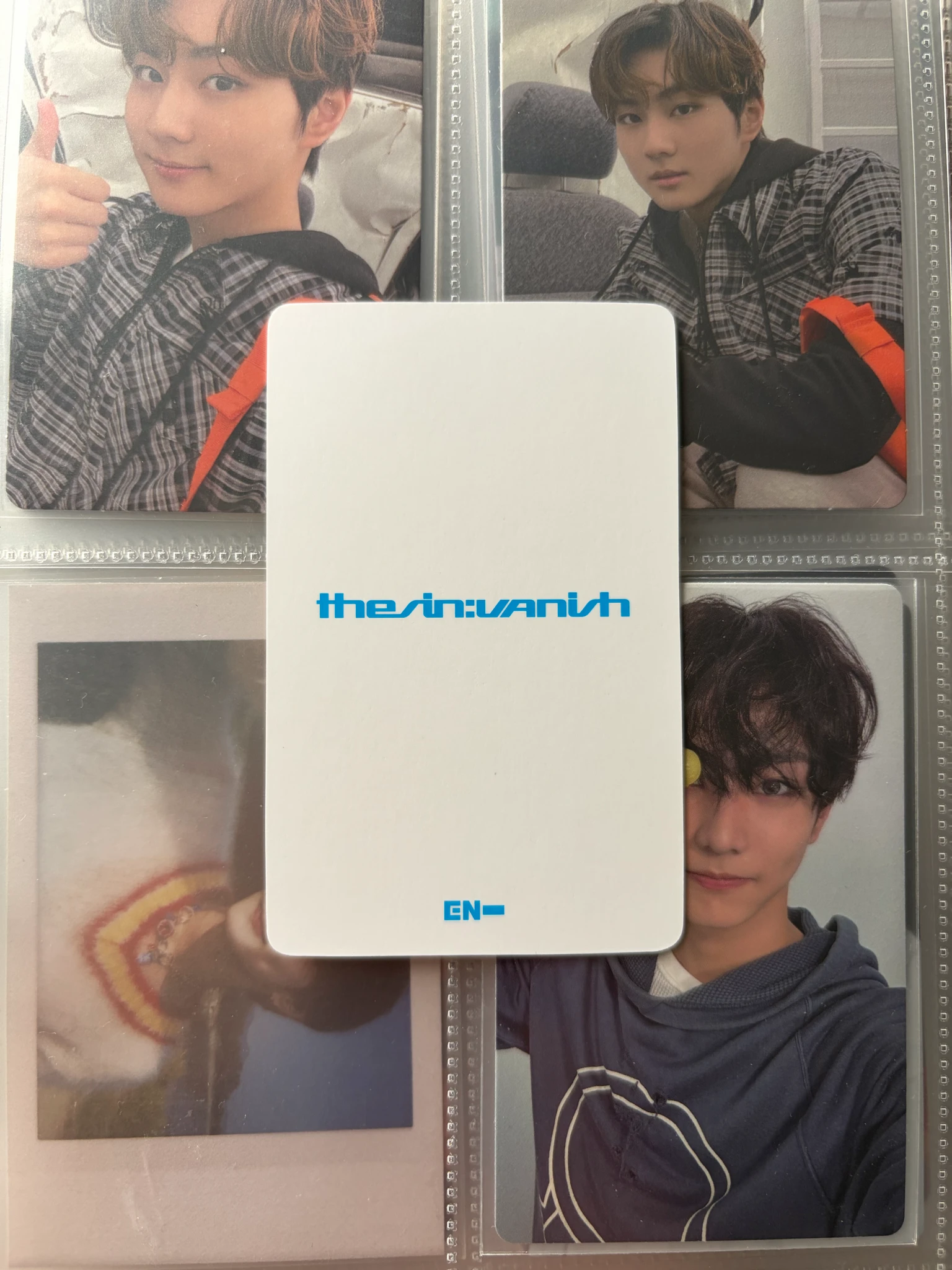 ENHYPEN Jungwon ENHYPEN - Jungwon - THE SIN: VANISH Album UMS japan (universal music store) pob (pre-order benefit) fugitives version listing photo 2