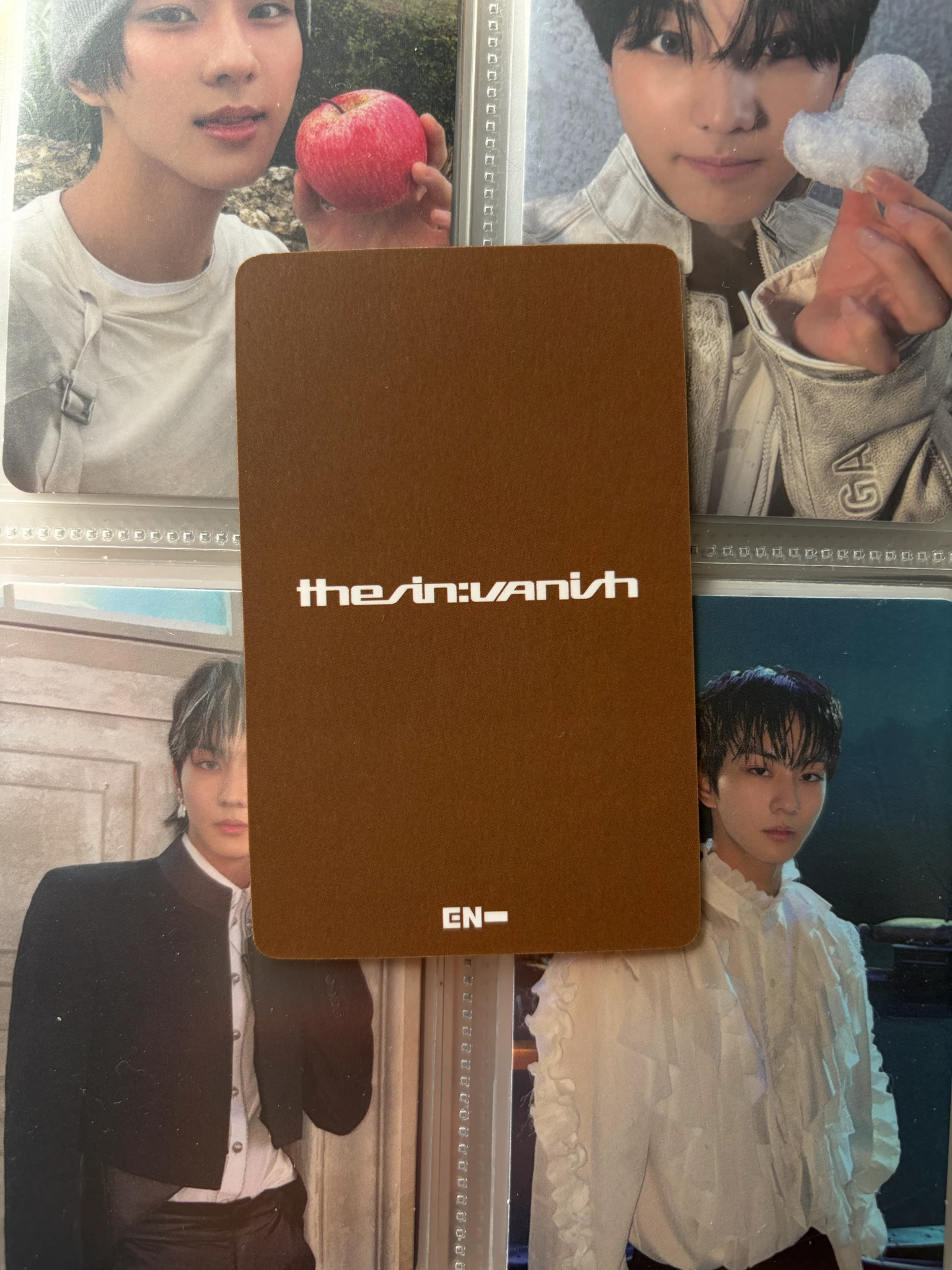 ENHYPEN Jungwon ENHYPEN - Jungwon - THE SIN: VANISH Album ums japan (universal music store) lucky draw listing photo 2