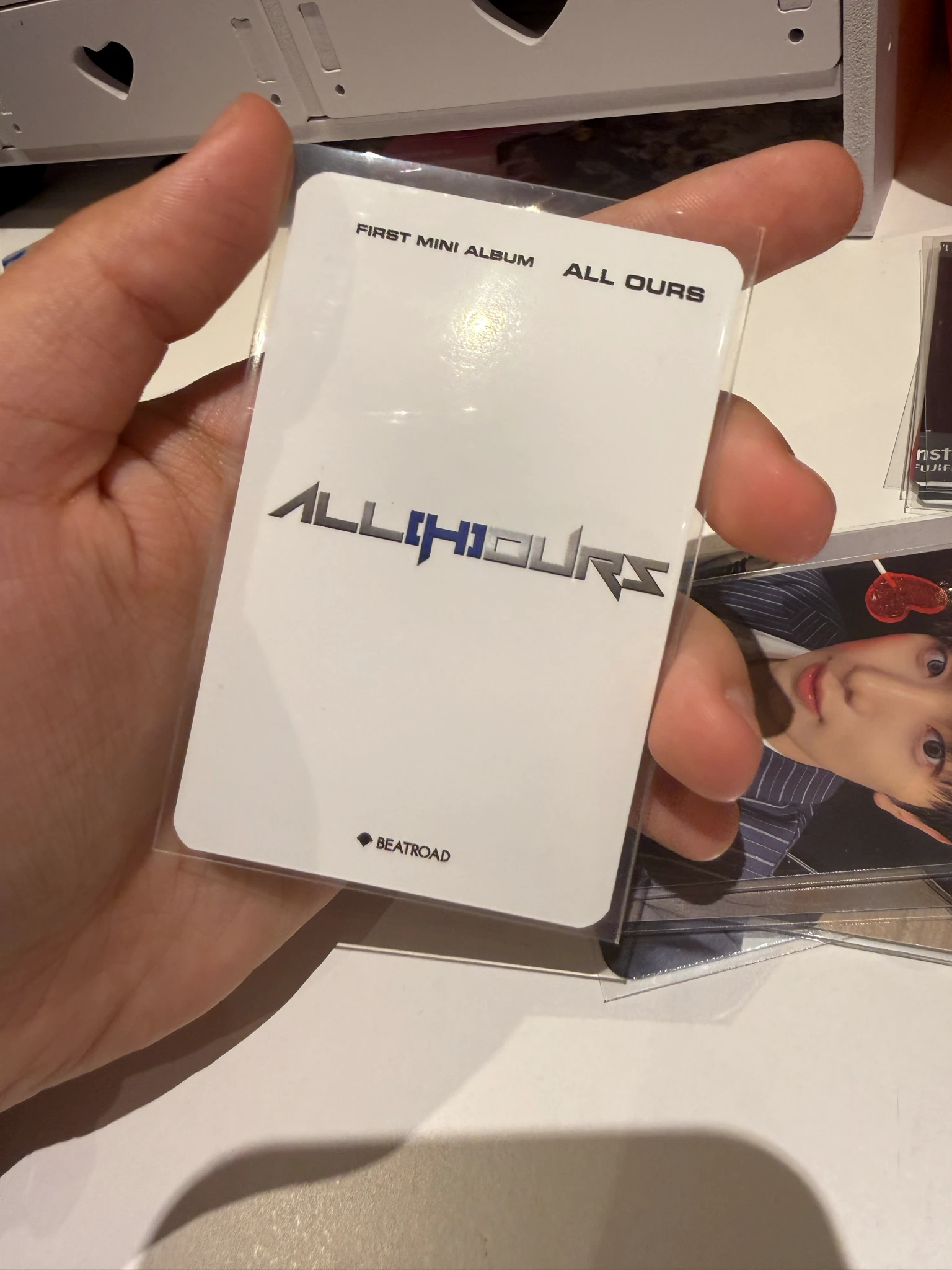 ALL(H)OURS Kunho ALL(H)OURS - Kunho - All Ours Album beatroad fansign round 3 listing photo 2