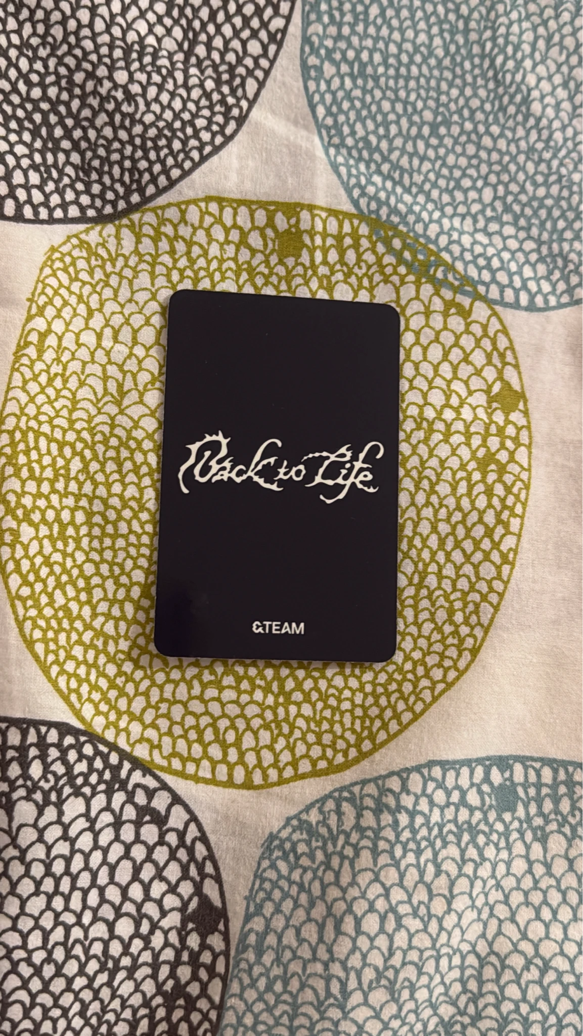 &TEAM Taki &TEAM - Taki - Back to Life  Album album photocard roar version A version photocard set listing photo 2