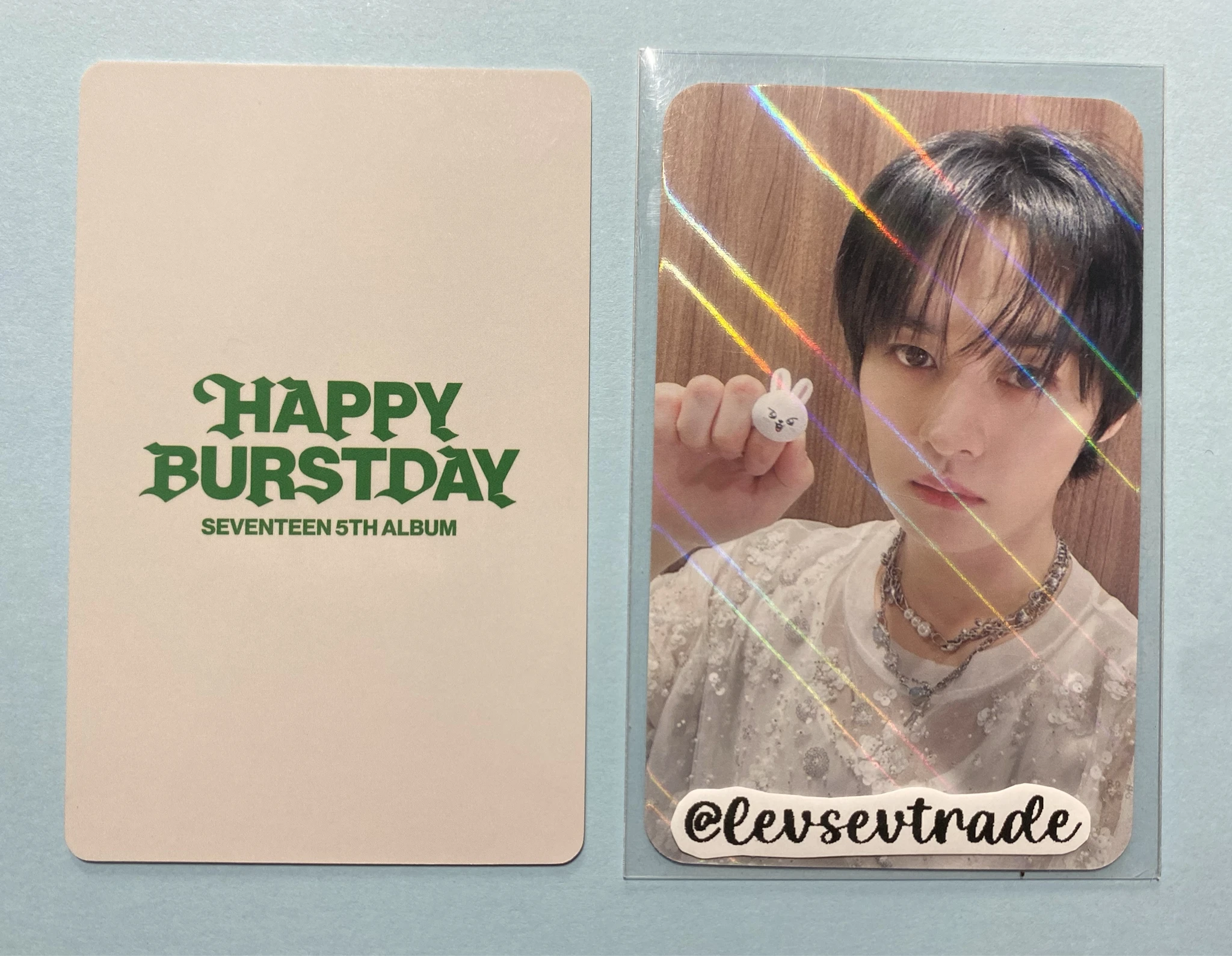 SEVENTEEN Hoshi SEVENTEEN - Hoshi - HAPPY BURSTDAY Album application benefit withfans / yizhiyu (yzy) shanghai offline fansign listing photo 2