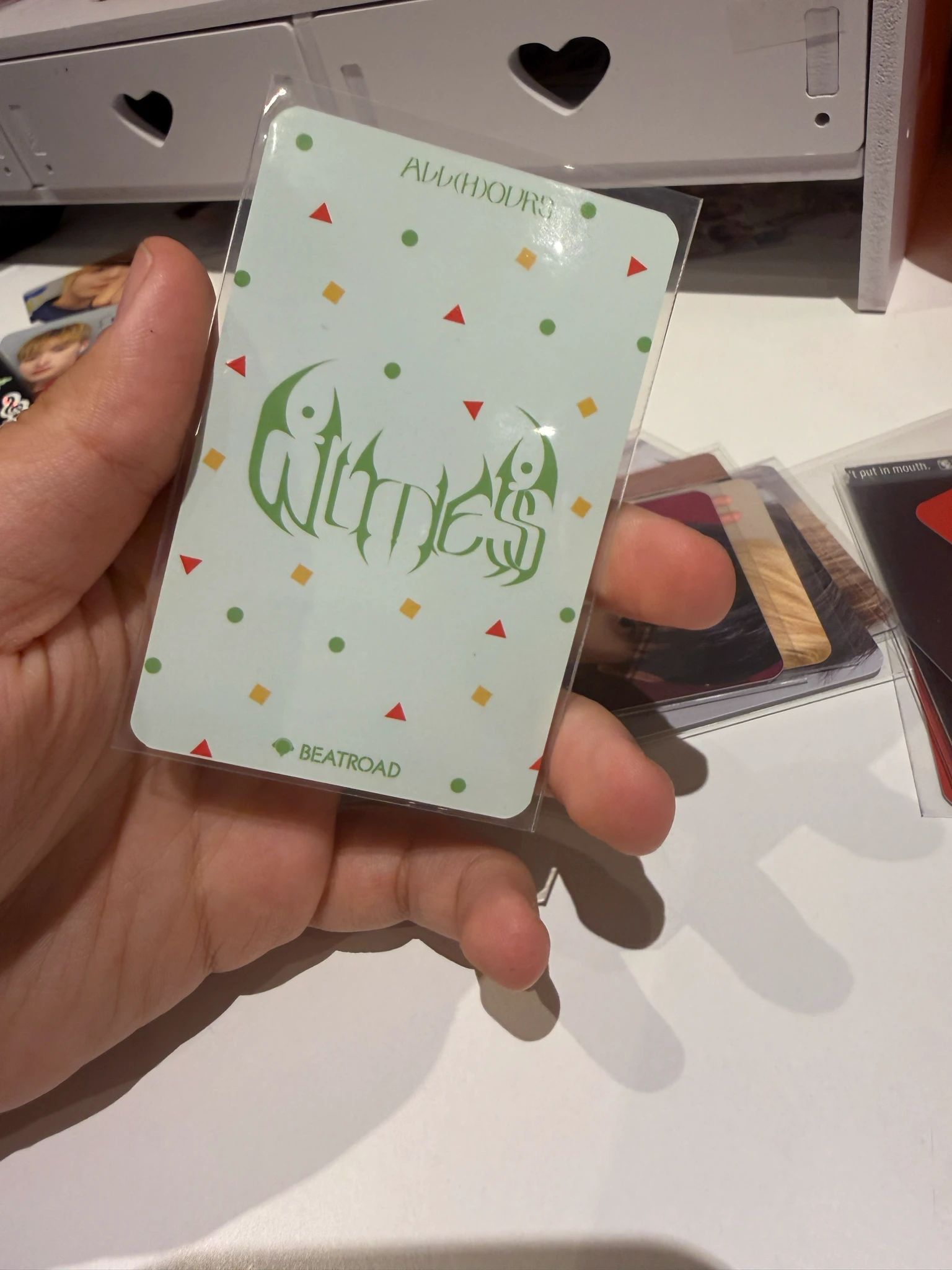 ALL(H)OURS Kunho ALL(H)OURS - Kunho - Witness Album beatroad fansign round 2 listing photo 2