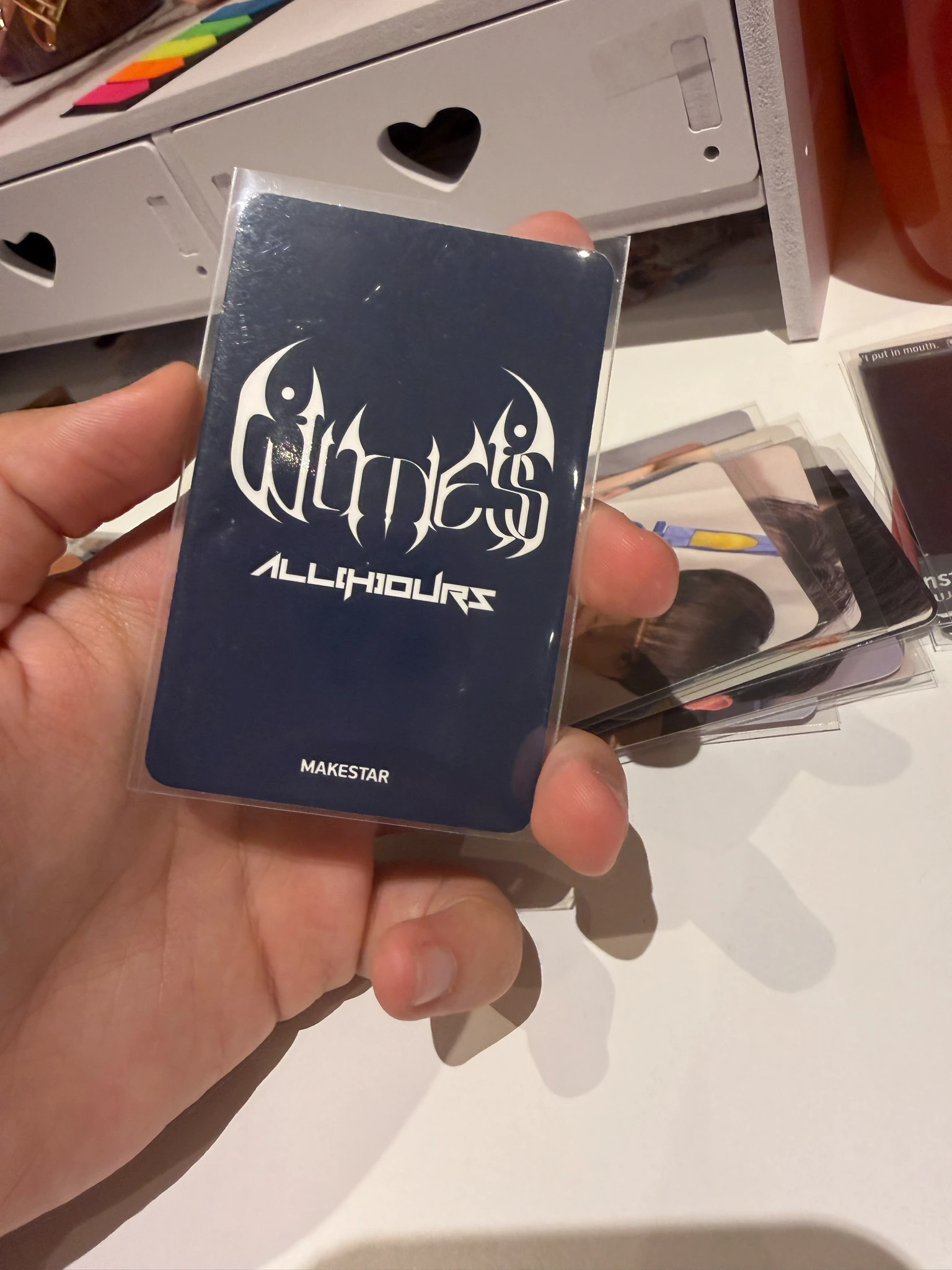 ALL(H)OURS Kunho ALL(H)OURS - Kunho - Witness Album pob (pre-order benefit) makestar listing photo 2