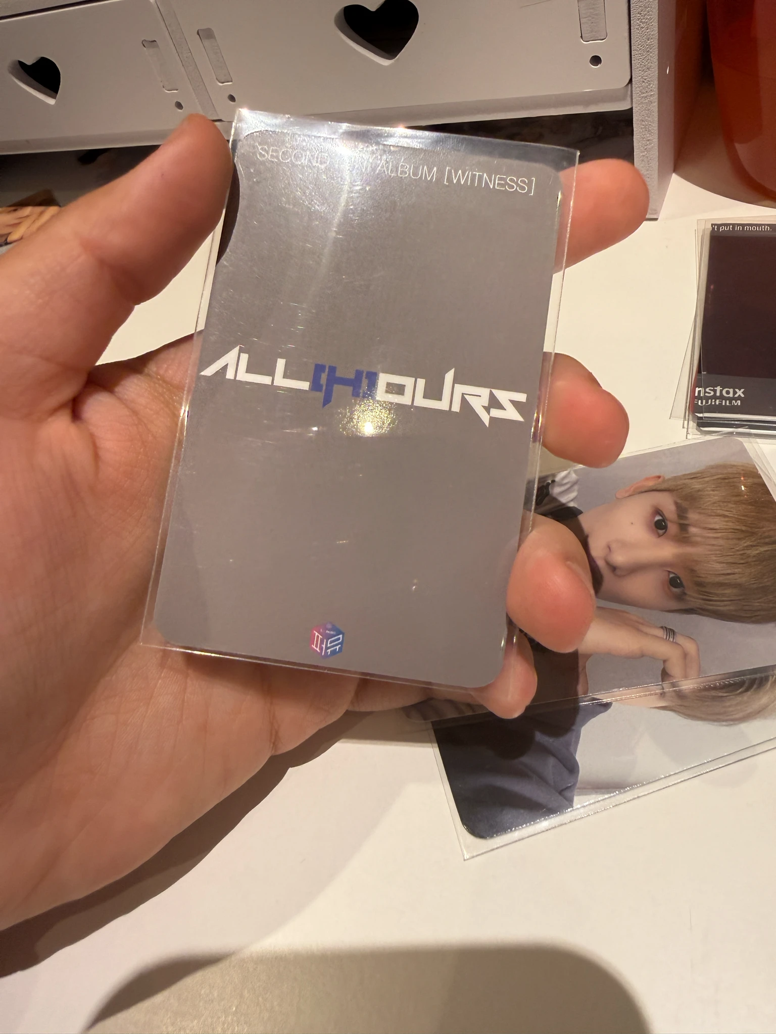 ALL(H)OURS Kunho ALL(H)OURS - Kunho - Witness Album 1st music round 2 fansign listing photo 2