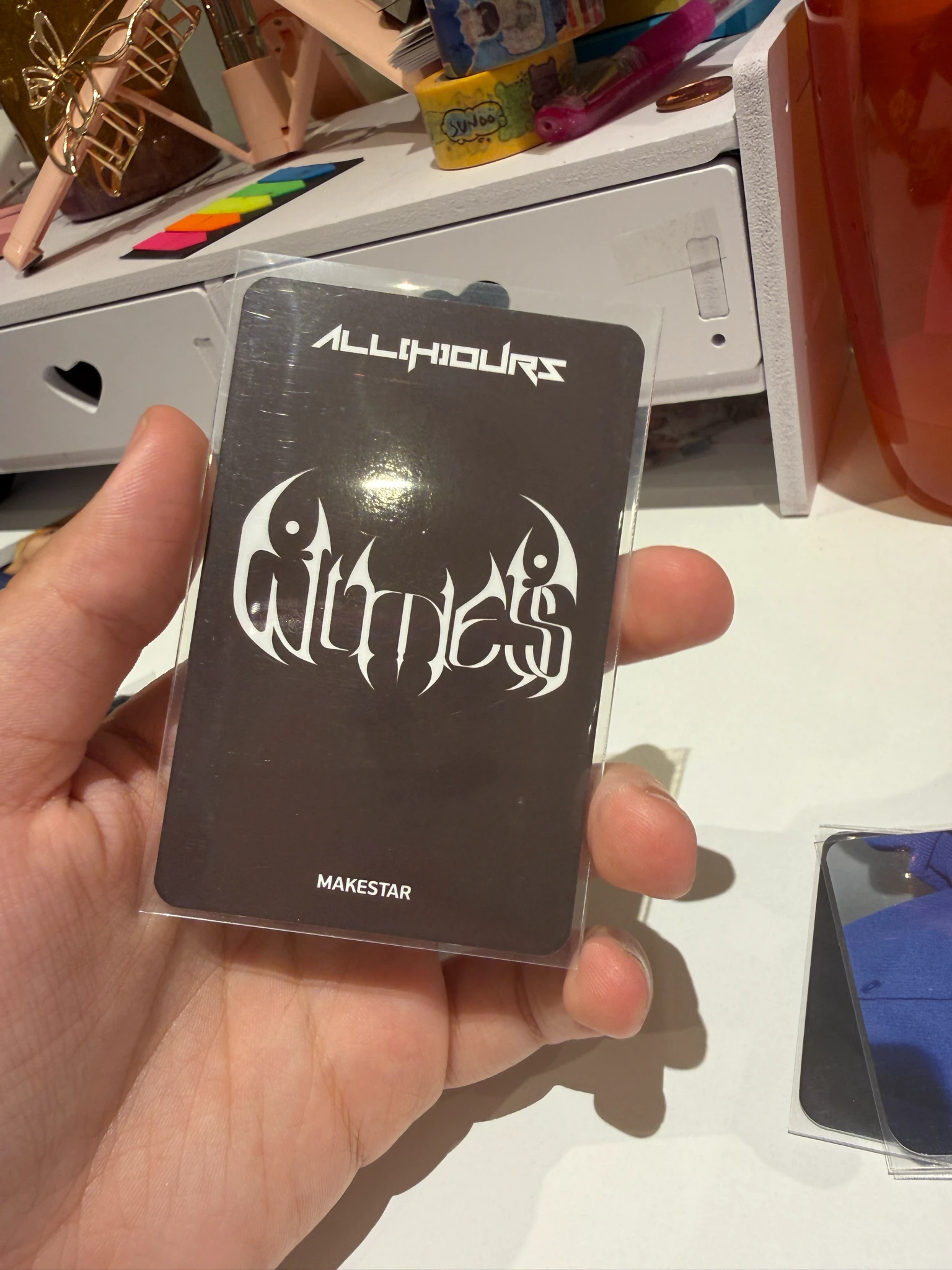 ALL(H)OURS Kunho ALL(H)OURS - Kunho - Witness Album makestar fansign round 2 listing photo 2