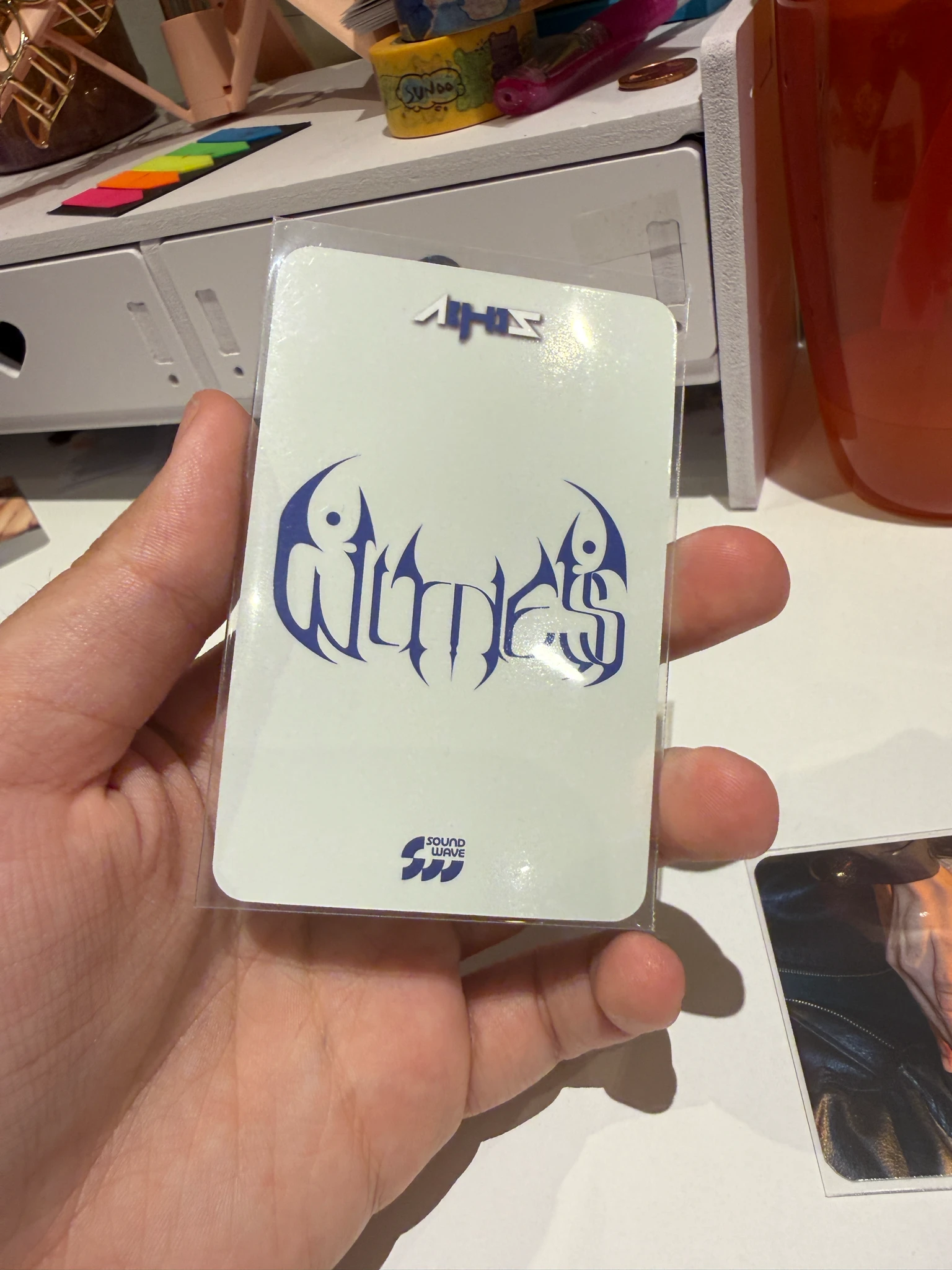 ALL(H)OURS Kunho ALL(H)OURS - Kunho - Witness Album soundwave round 1 fansign listing photo 2