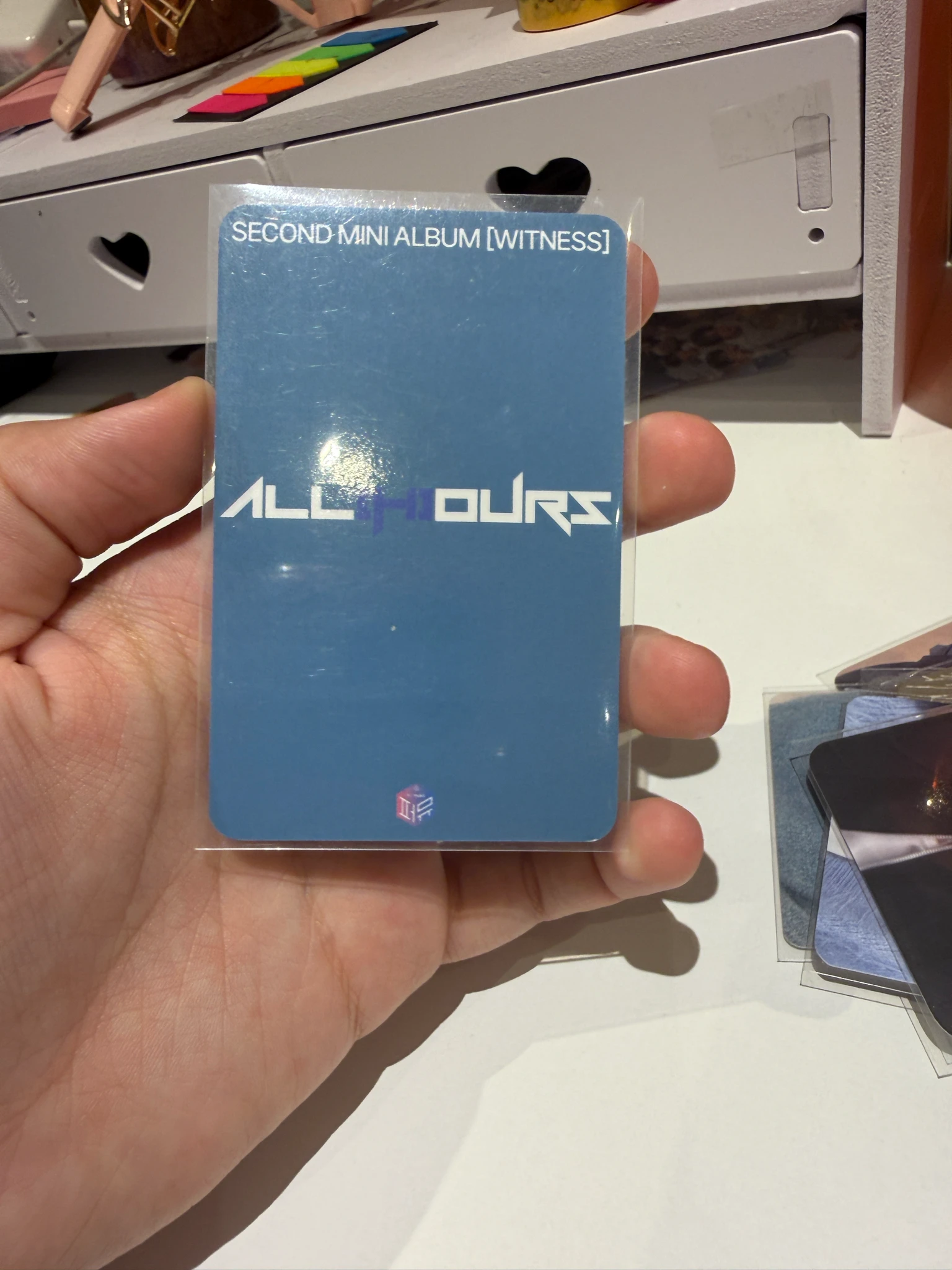 ALL(H)OURS Kunho ALL(H)OURS - Kunho - Witness Album 1st music fansign round 1 listing photo 2