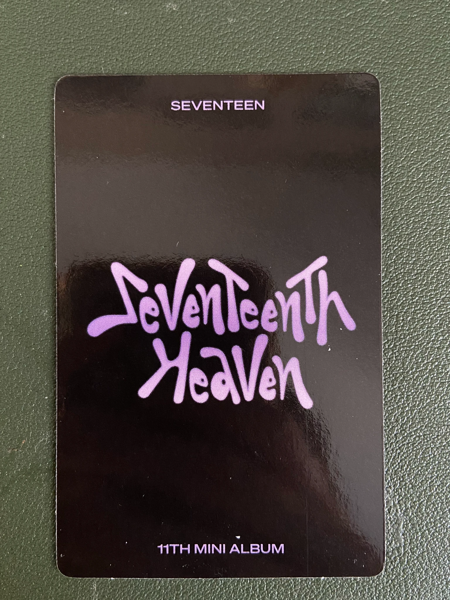 SEVENTEEN Jun SEVENTEEN - Jun - Seventeenth Heaven Album album photocard 10:23 PM version listing photo 2