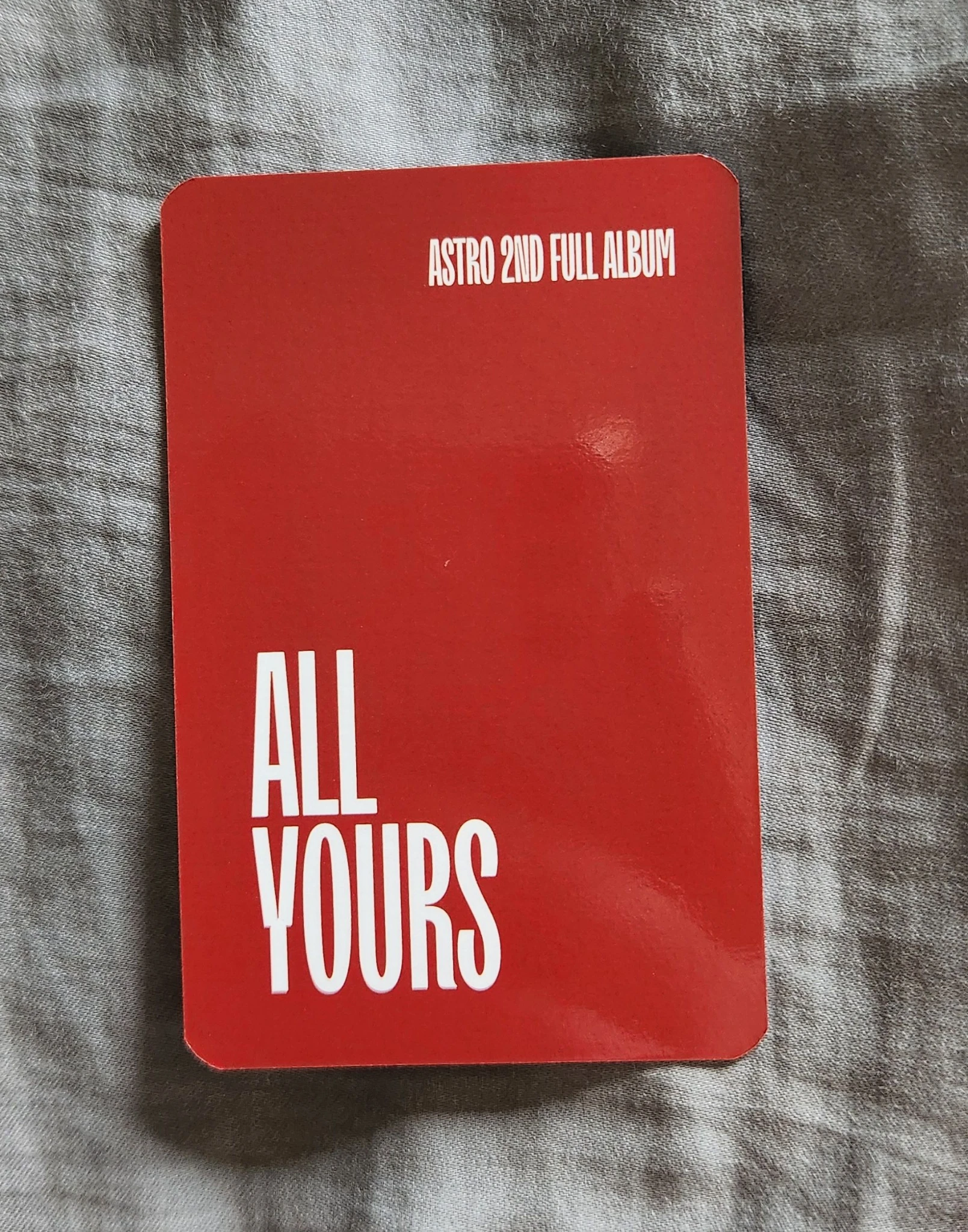 ASTRO MJ ASTRO - MJ - All Yours Album album photocard you version listing photo 2