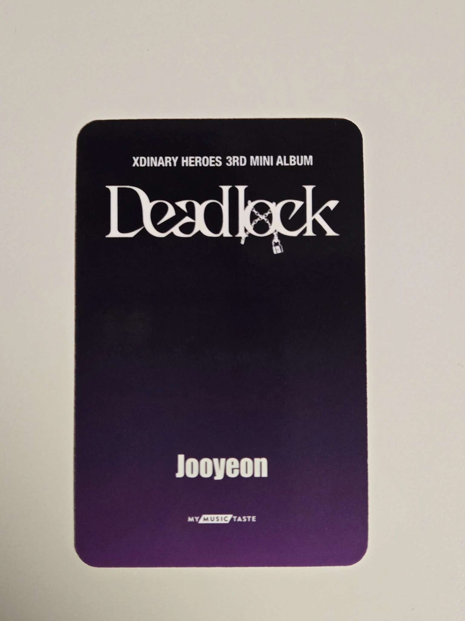 Xdinary Heroes Jooyeon Xdinary Heroes - Deadlock Album pre-order benefit MyMusicTaste round 2 listing photo 2