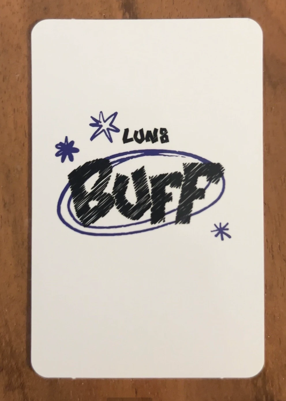 LUN8 Takuma LUN8 - Takuma - BUFF Album trading card id card listing photo 2