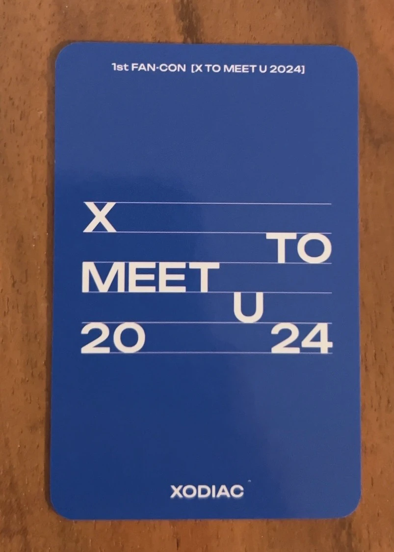 XODIAC Lex XODIAC - Lex - X TO MEET U 2024 - 1st Fan Con Event trading card version 2 listing photo 2
