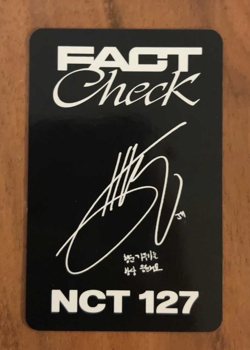 NCT 127 Jaehyun NCT 127 - Jaehyun - Fact Check Album listing photo 2