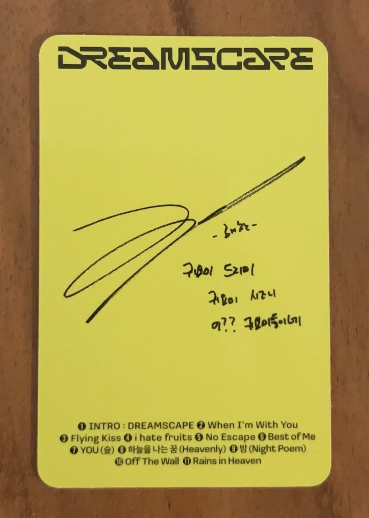 NCT DREAM Haechan NCT DREAM - Haechan - Dreamscape Album real city ver. listing photo 2