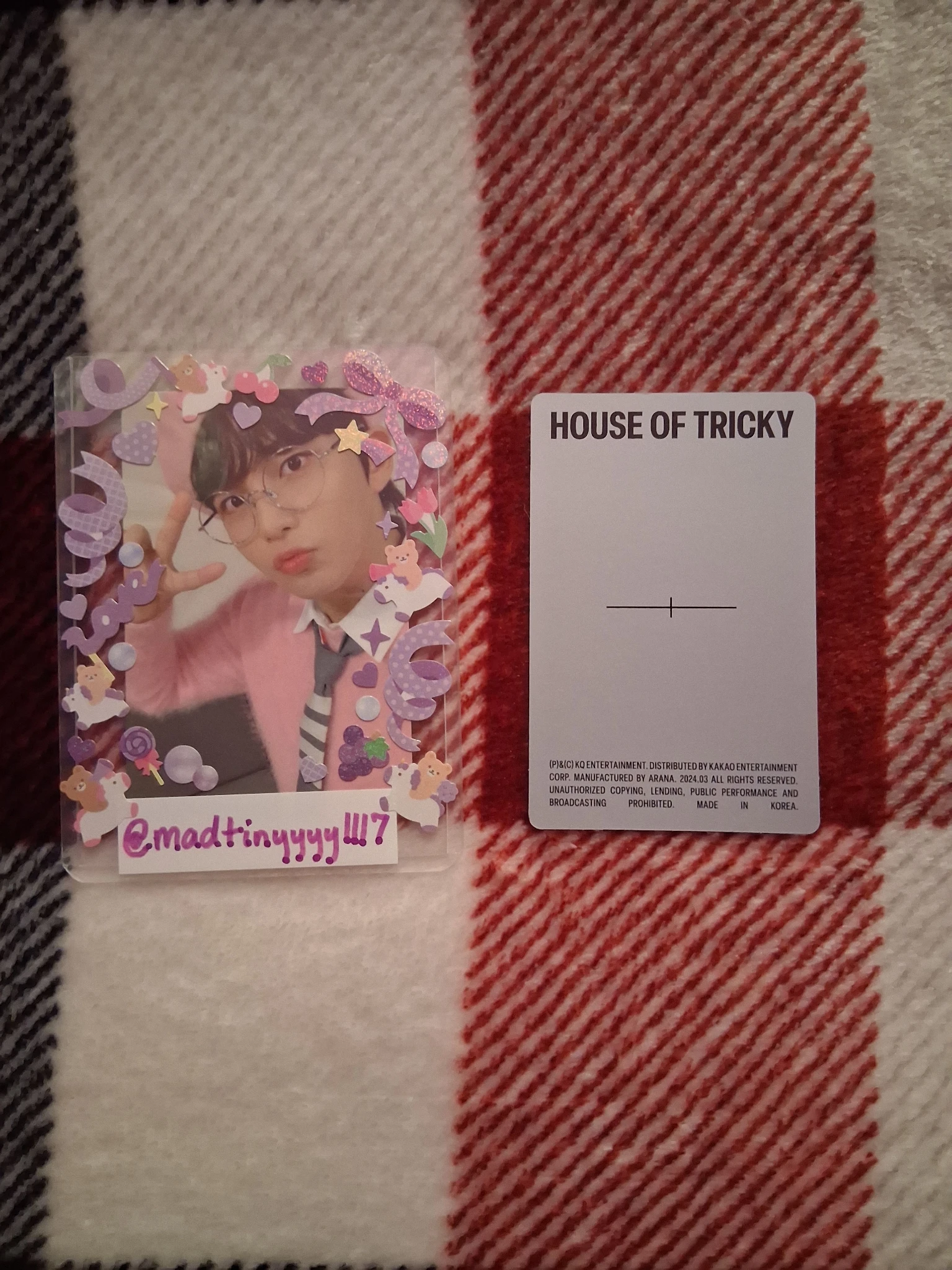 xikers Jinsik Xikers - Jinsik - HOUSE OF TRICKY : Trial And Error Album album photocard hiker version listing photo 2