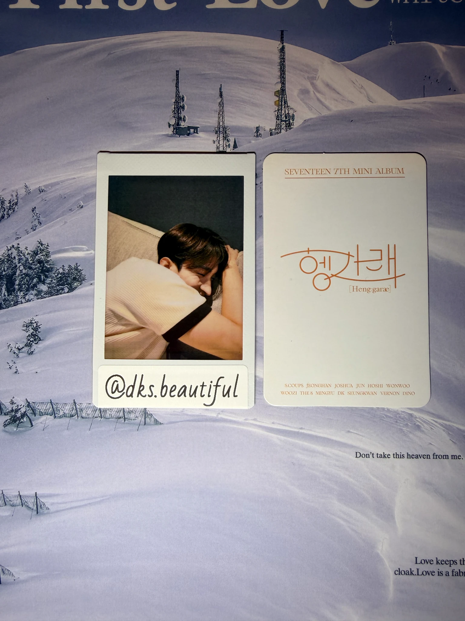 SEVENTEEN DK SEVENTEEN - DK - Heng:garæ Album withfans / yizhiyu (yzy) listing photo 2