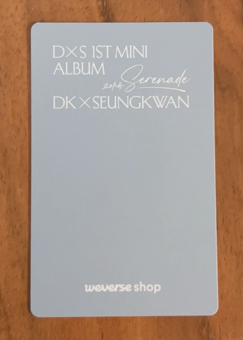 SEVENTEEN DK SEVENTEEN - DK - Serenade Album weverse global shop (wvg) application benefit fan party listing photo 2