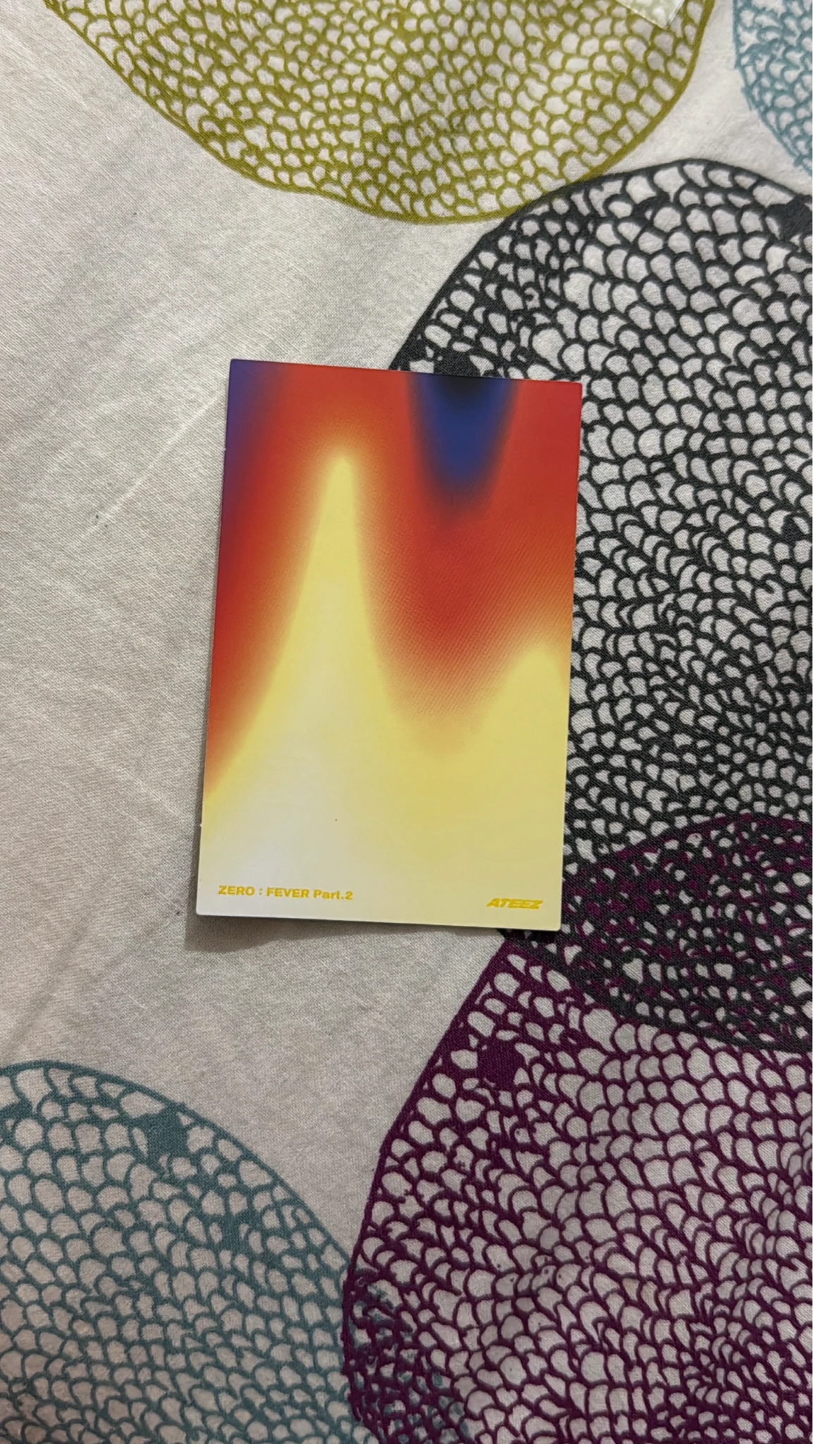 ATEEZ Yunho ATEEZ - Yunho - ZERO : FEVER Part.2 Album diary version album photocard listing photo 2