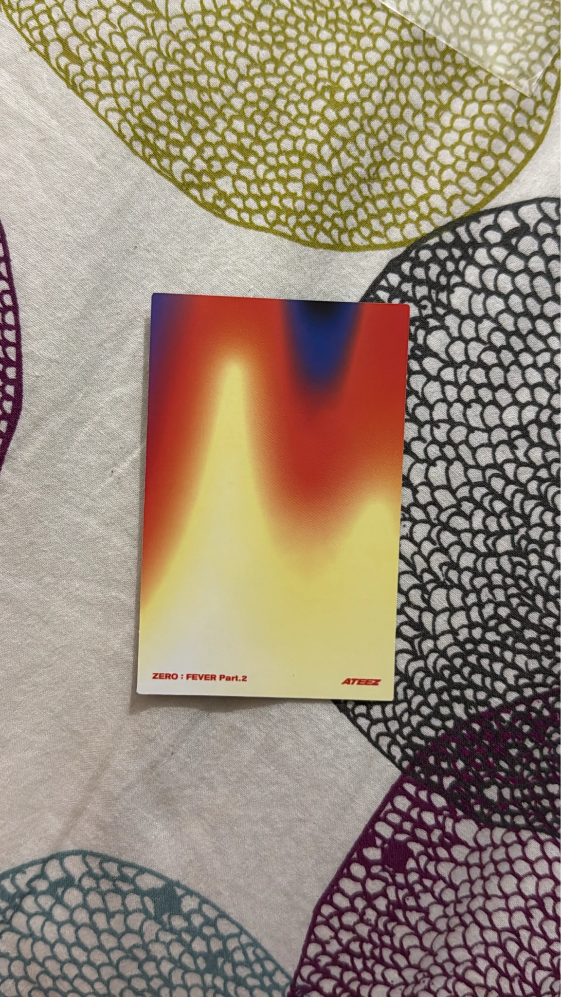 ATEEZ Yunho ATEEZ - Yunho - ZERO : FEVER Part.2 Album album photocard A version listing photo 2