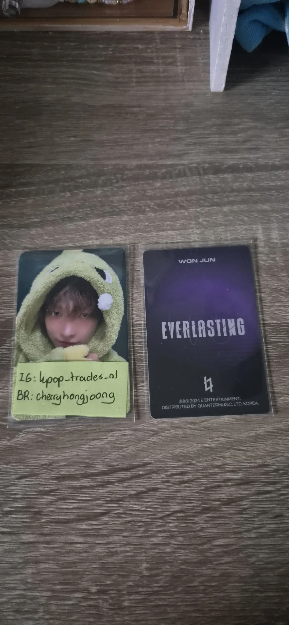 E’LAST Wonjun E’LAST - Wonjun - EVERLASTING Album album photocard smart version infinity version listing photo 2