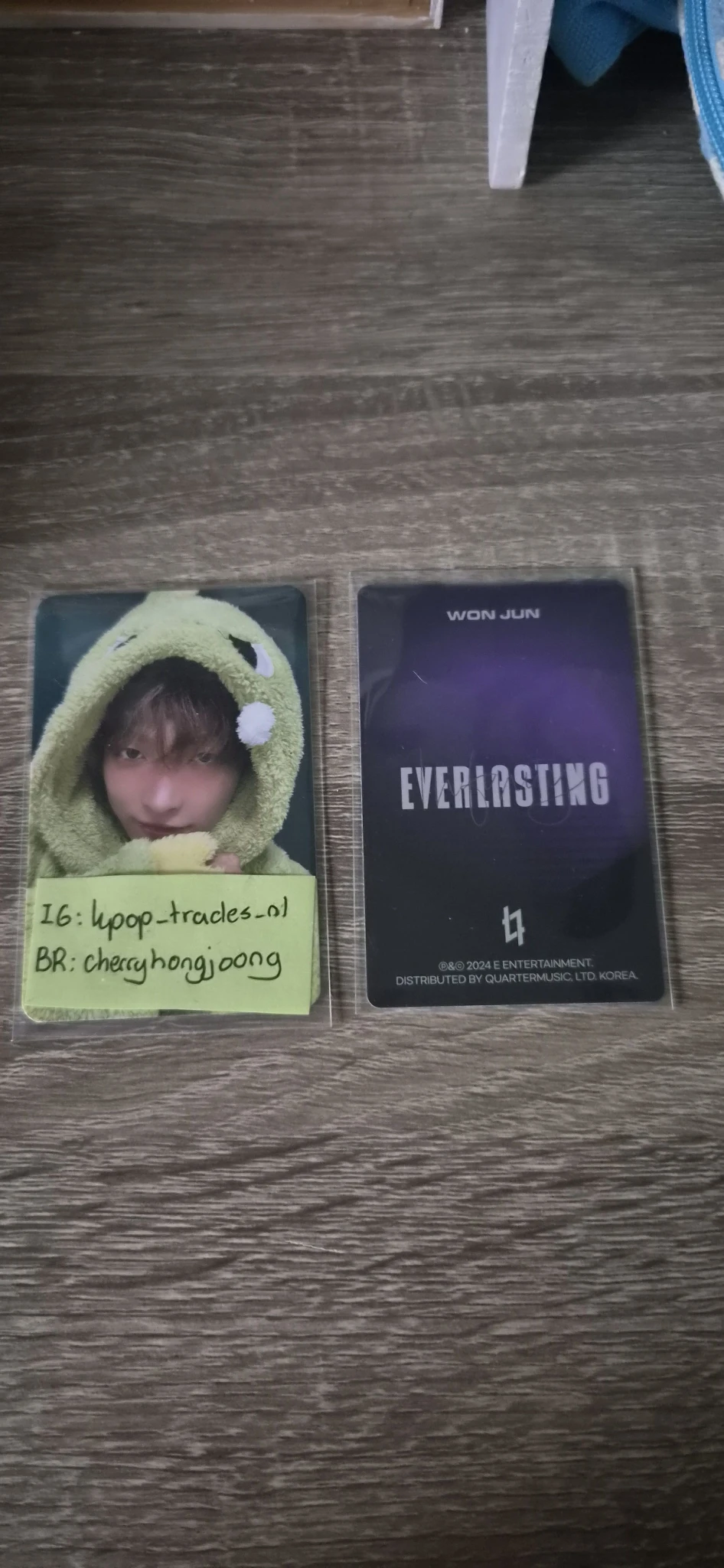 E’LAST Wonjun E’LAST - Wonjun - EVERLASTING Album smart version infinity version listing photo 2