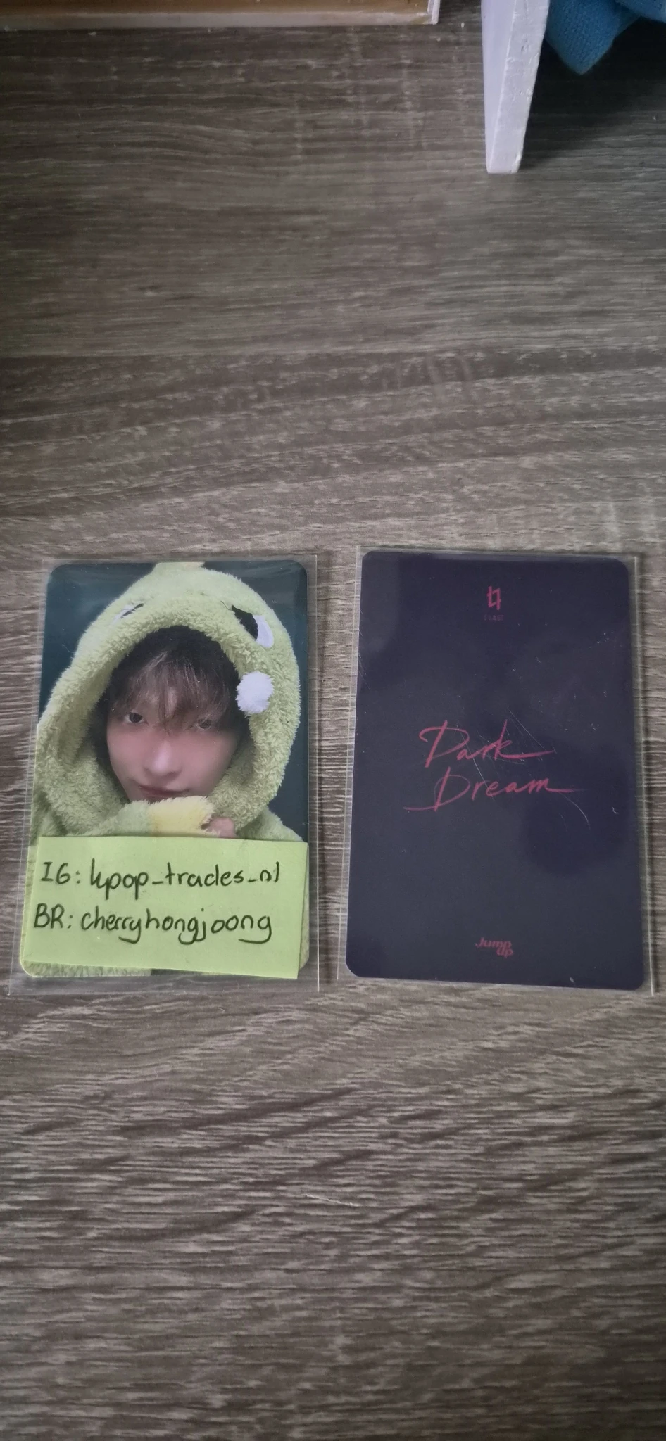 E’LAST Wonjun E’LAST - Wonjun - Dark Dream Album jump up round 3 fansign listing photo 2