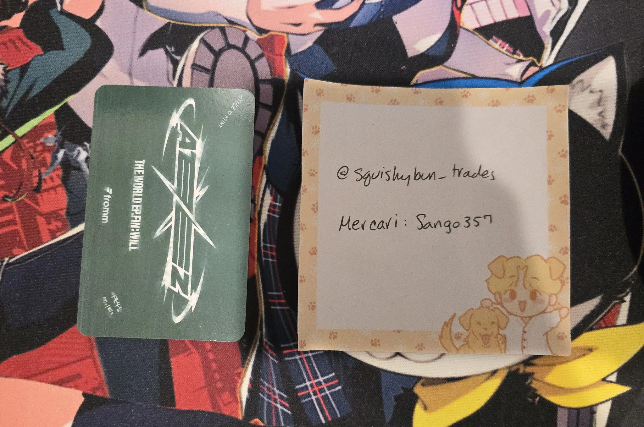 ATEEZ Yunho ATEEZ - Yunho - THE WORLD EP.FIN: WILL Album nameplate video call listing photo 2