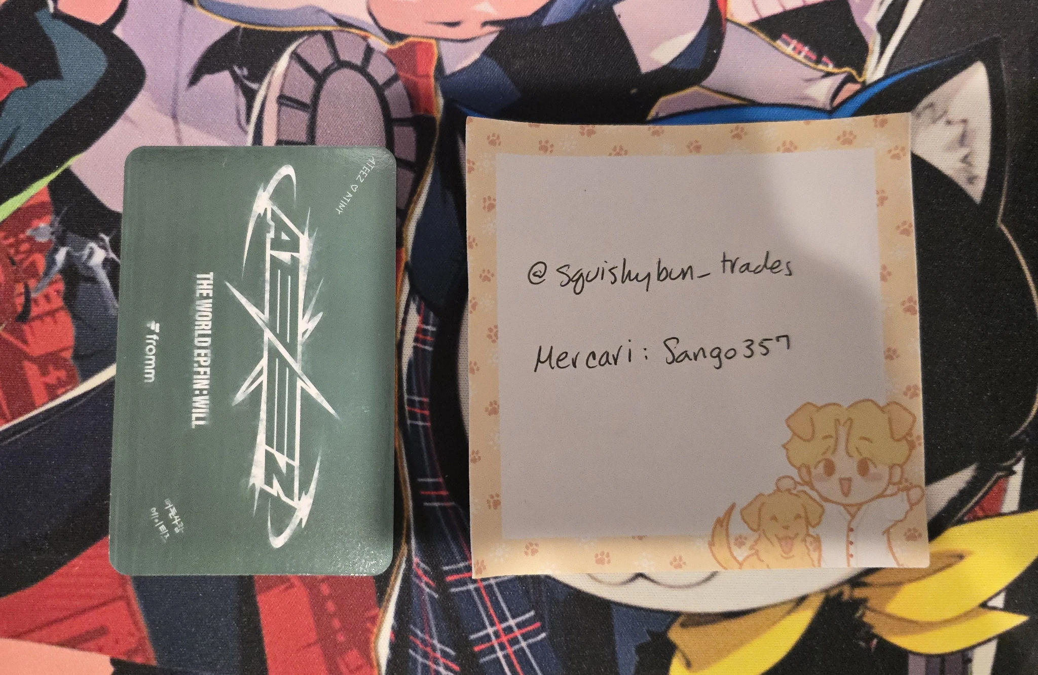 ATEEZ Mingi ATEEZ - Mingi - THE WORLD EP.FIN: WILL Album nameplate video call fromm store listing photo 2