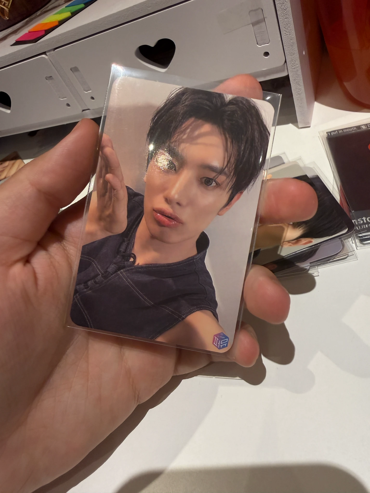 ALL(H)OURS Kunho ALL(H)OURS - Kunho - Witness Album 1st music fansign round 6 double-sided listing photo 2