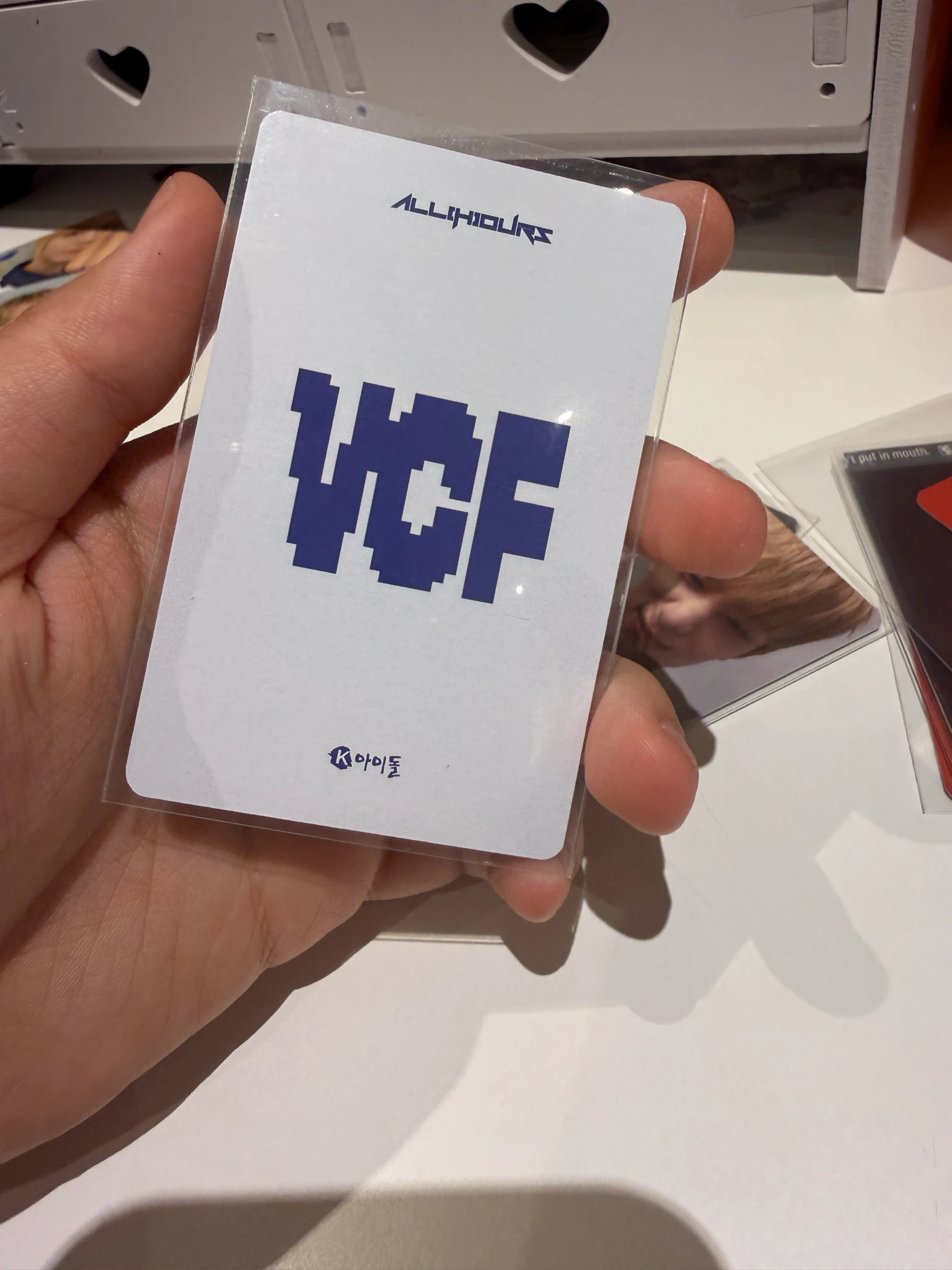 ALL(H)OURS Kunho ALL(H)OURS - Kunho - VCF Album pob (pre-order benefit) kidol listing photo 2