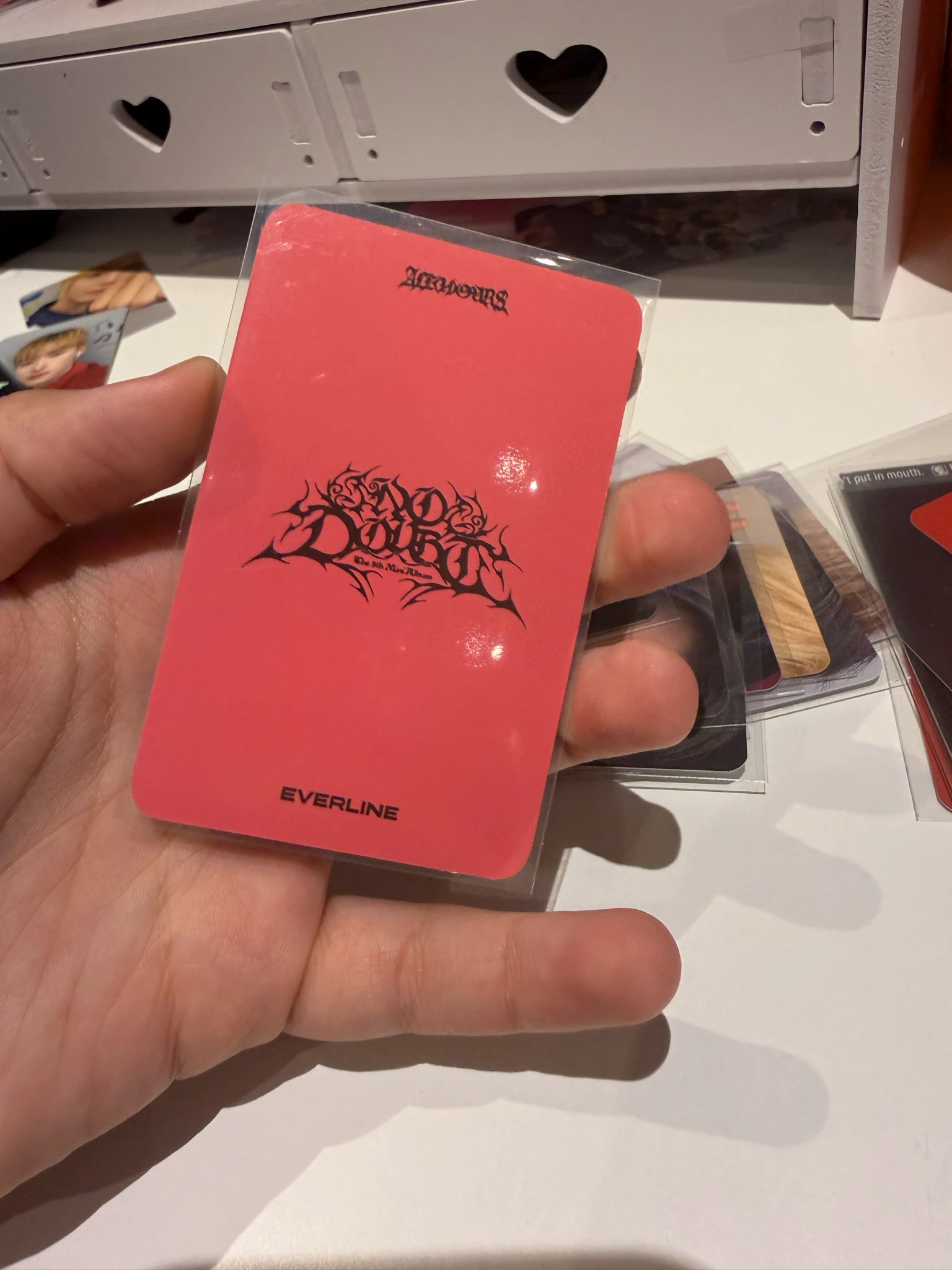 ALL(H)OURS Kunho ALL(H)OURS - Kunho - No Doubt Album everline fansign round 1 listing photo 2