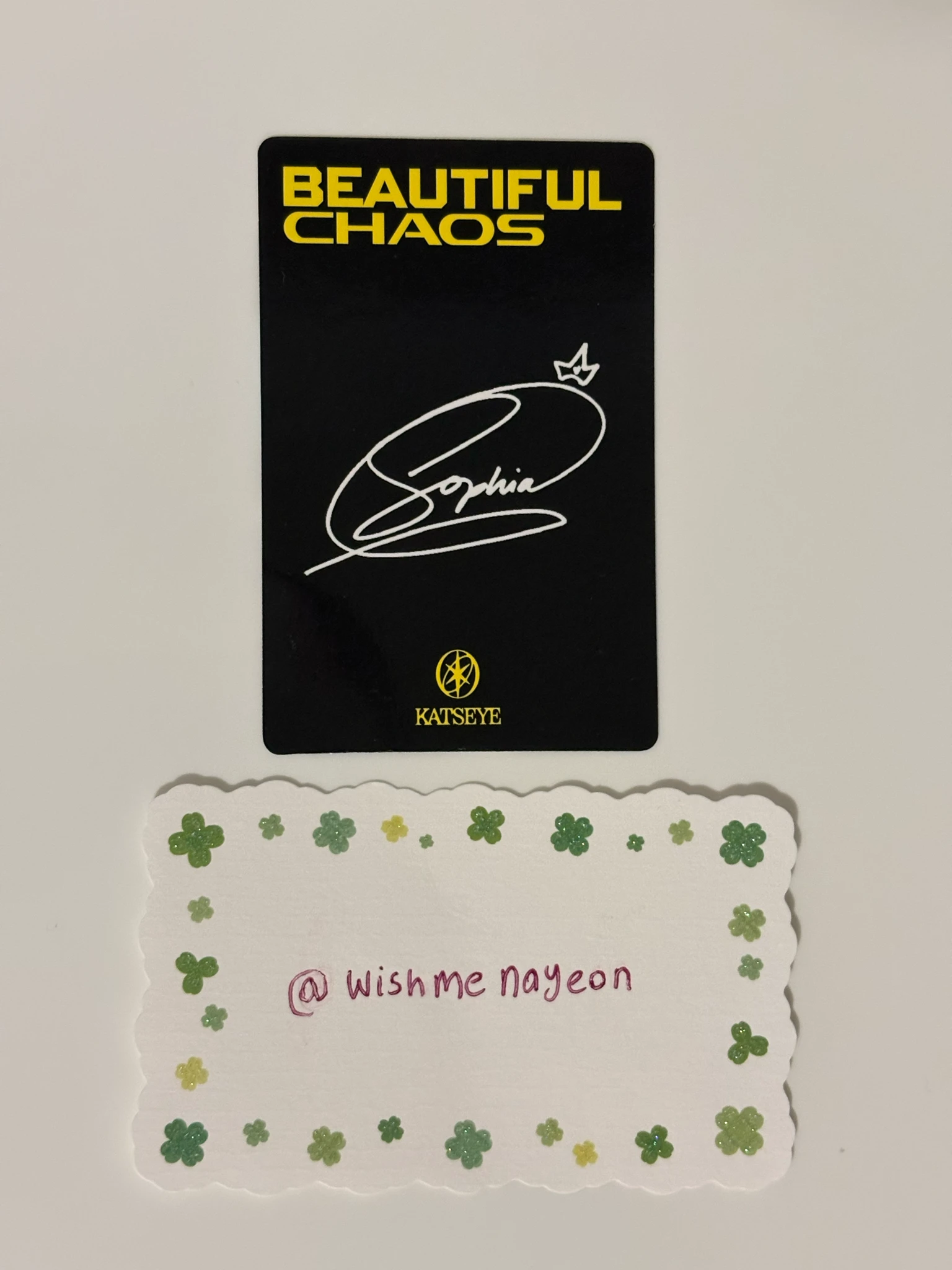 KATSEYE Sophia KATSEYE - Sophia - BEAUTIFUL CHAOS Album album photocard chaotic version listing photo 2