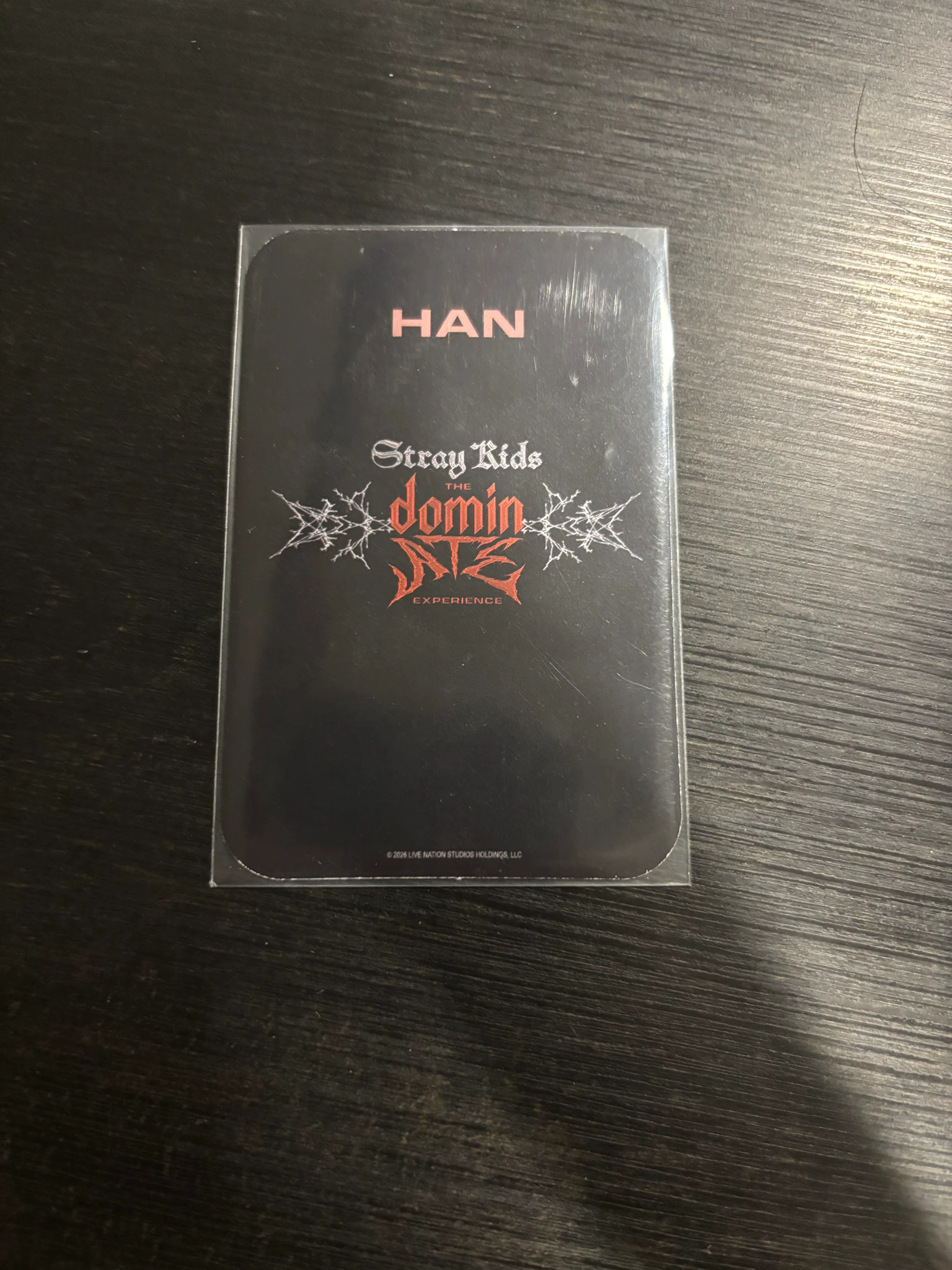 Stray Kids HAN Stray Kids - HAN - Stray Kids : The dominATE Experience Event photocard set listing photo 2