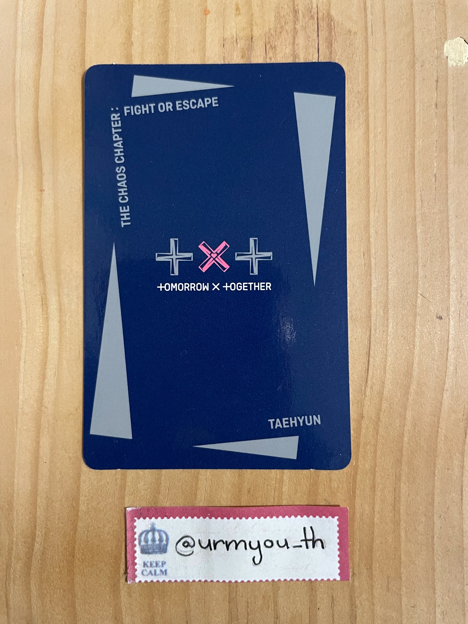 TOMORROW X TOGETHER Taehyun TOMORROW X TOGETHER - Taehyun - The Chaos Chapter: Fight or Escape Album album photocard fight together ver. listing photo 2