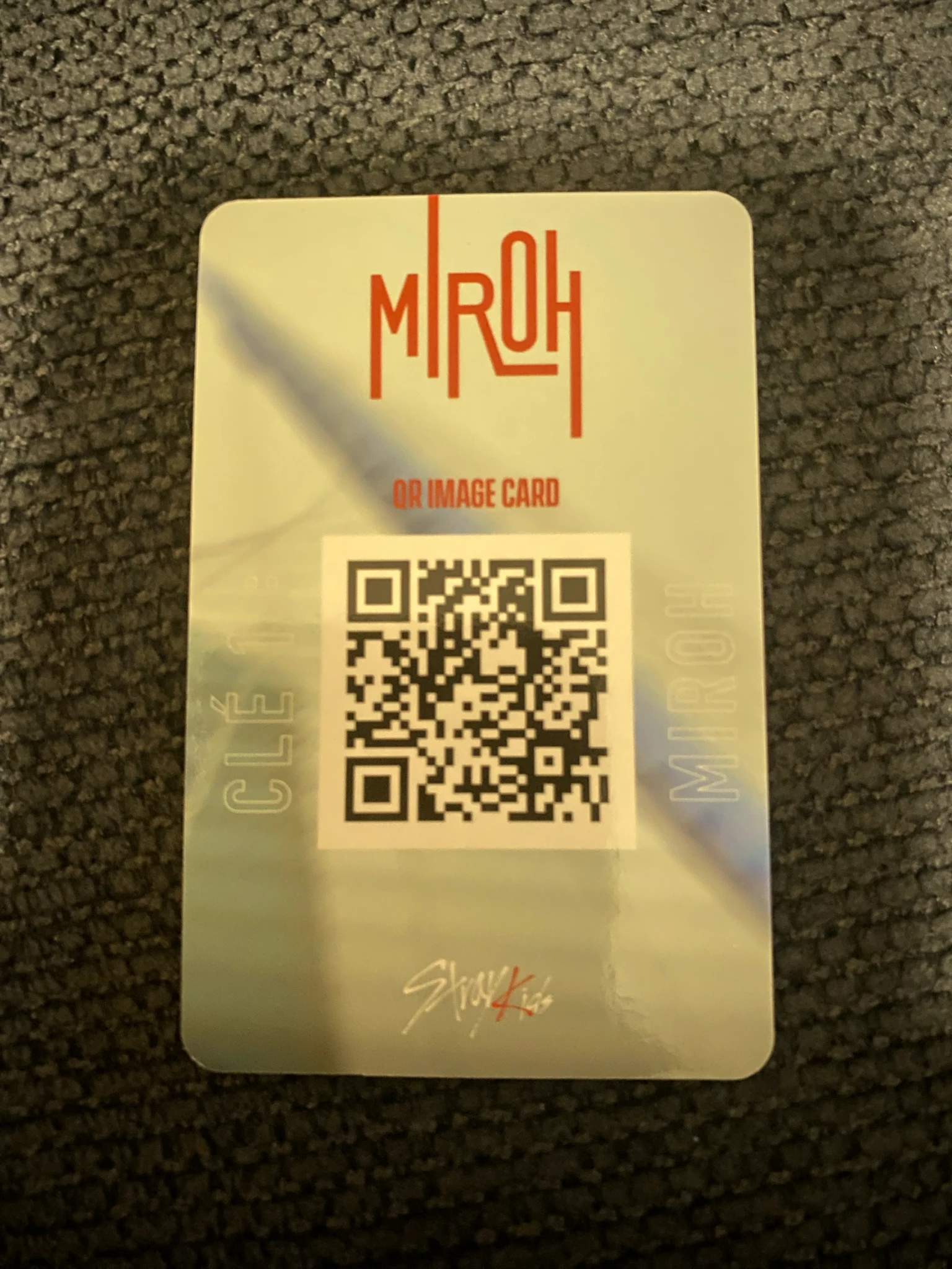 Stray Kids Changbin Stray Kids - Changbin - Clé 1: Miroh Album album photocard purple border ver. listing photo 2