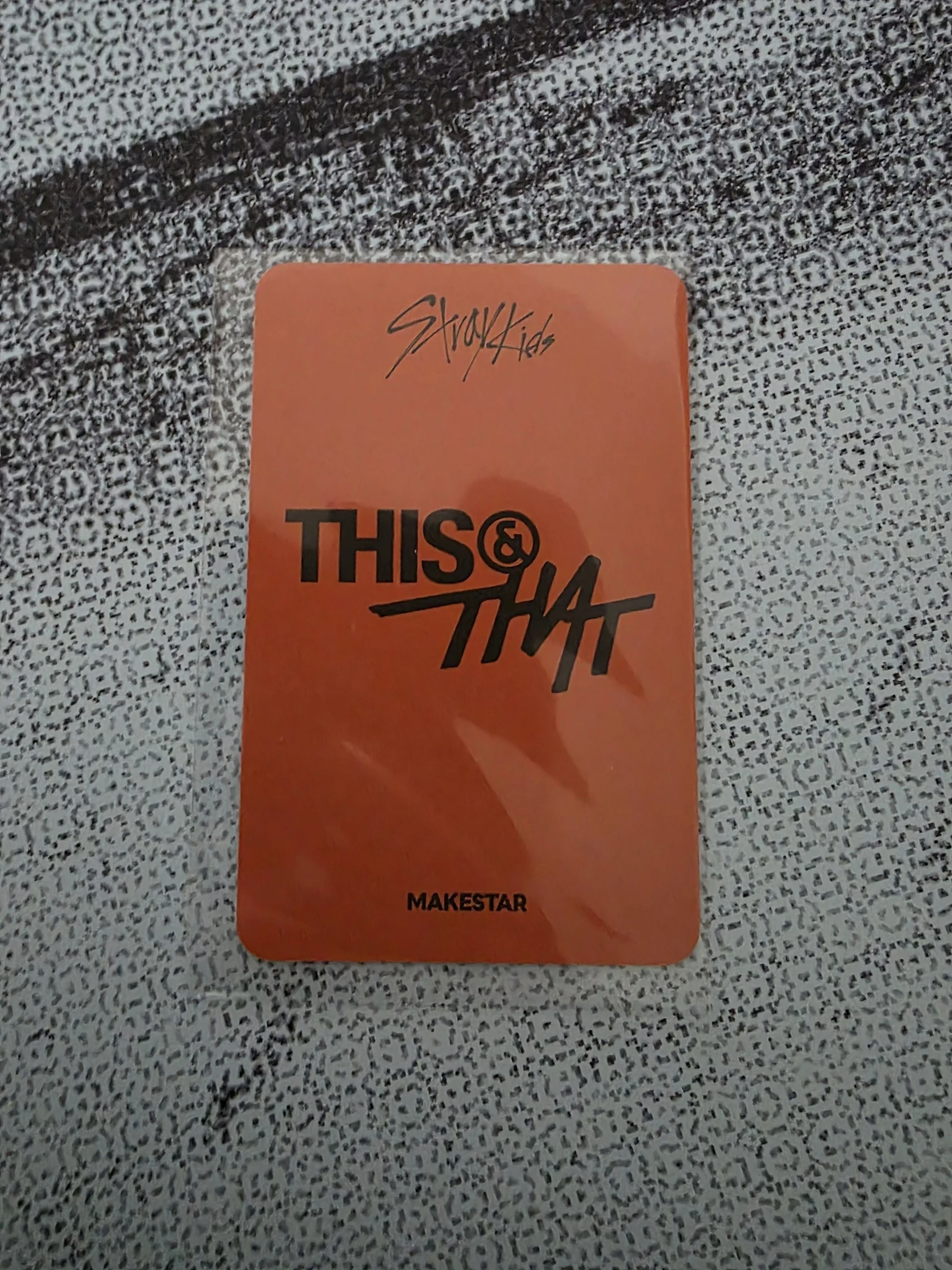 Stray Kids Changbin Stray Kids - Changbin - This & That Album pob (pre-order benefit) holographic (hologram) makestar listing photo 2