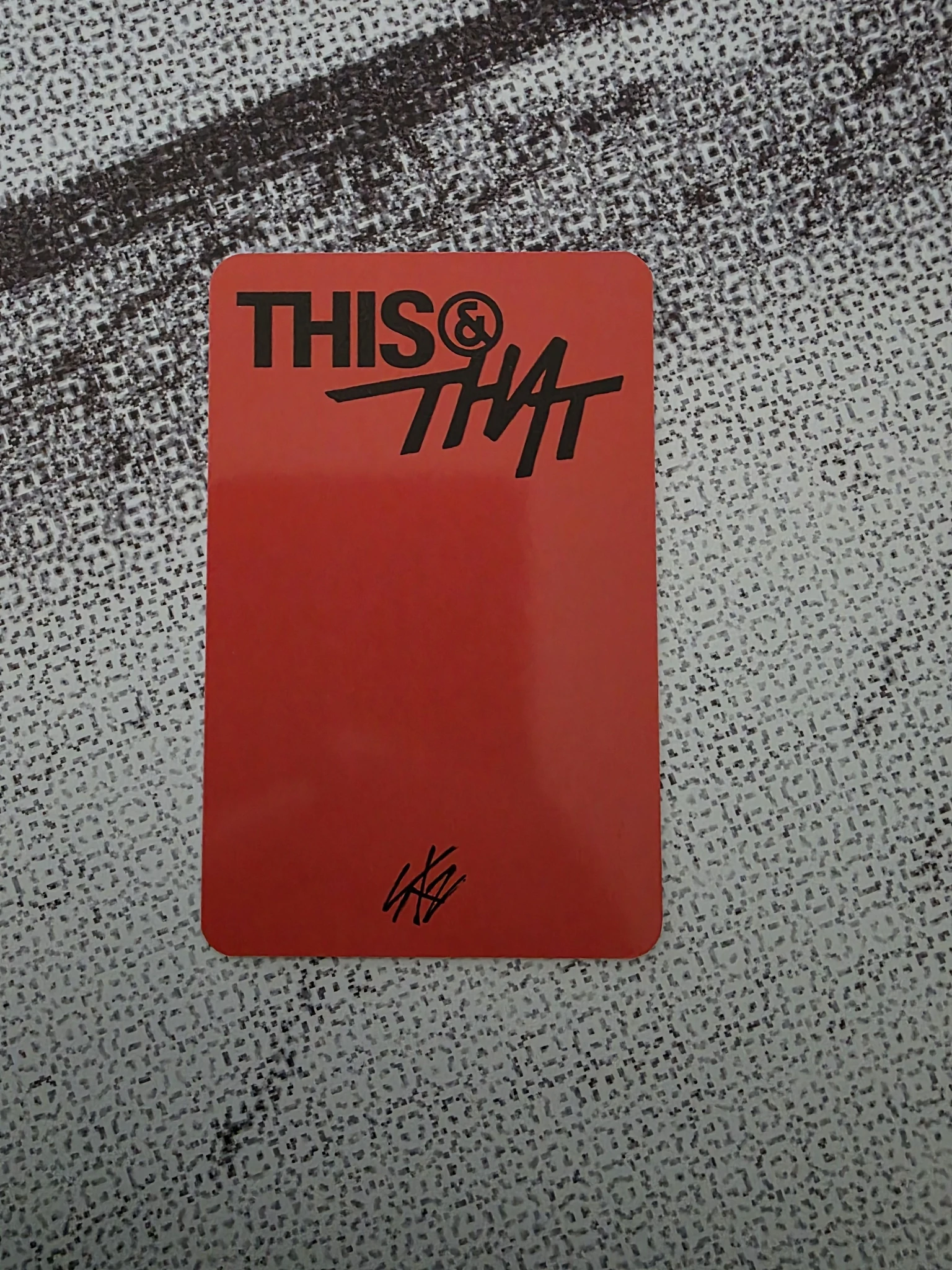 Stray Kids Changbin Stray Kids - Changbin - THIS & THAT Album musicplant (music plant) pob (pre-order benefit) listing photo 2