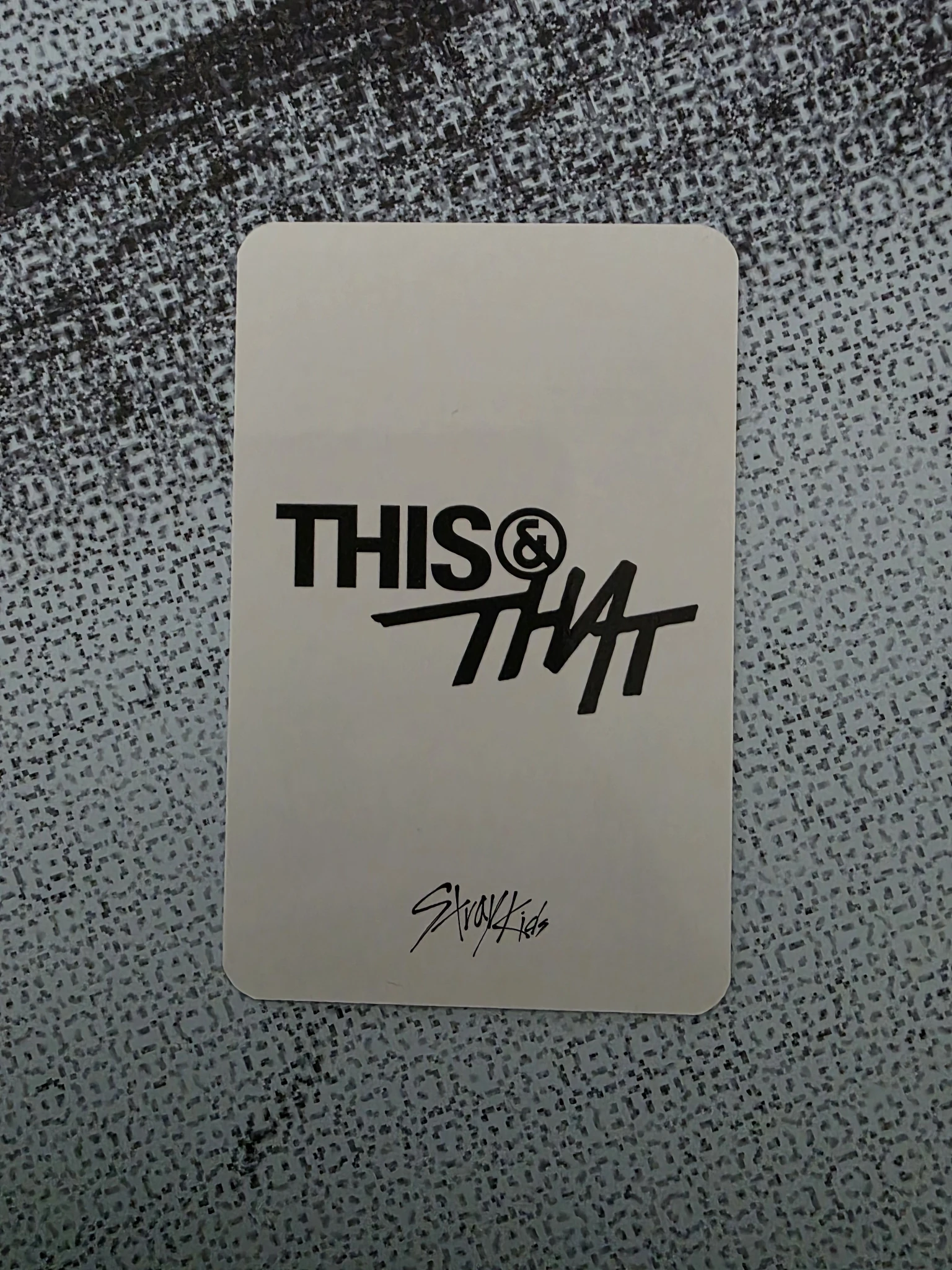 Stray Kids Changbin Stray Kids - Changbin - This & That Album pob (pre-order benefit) musickorea (music korea) listing photo 2