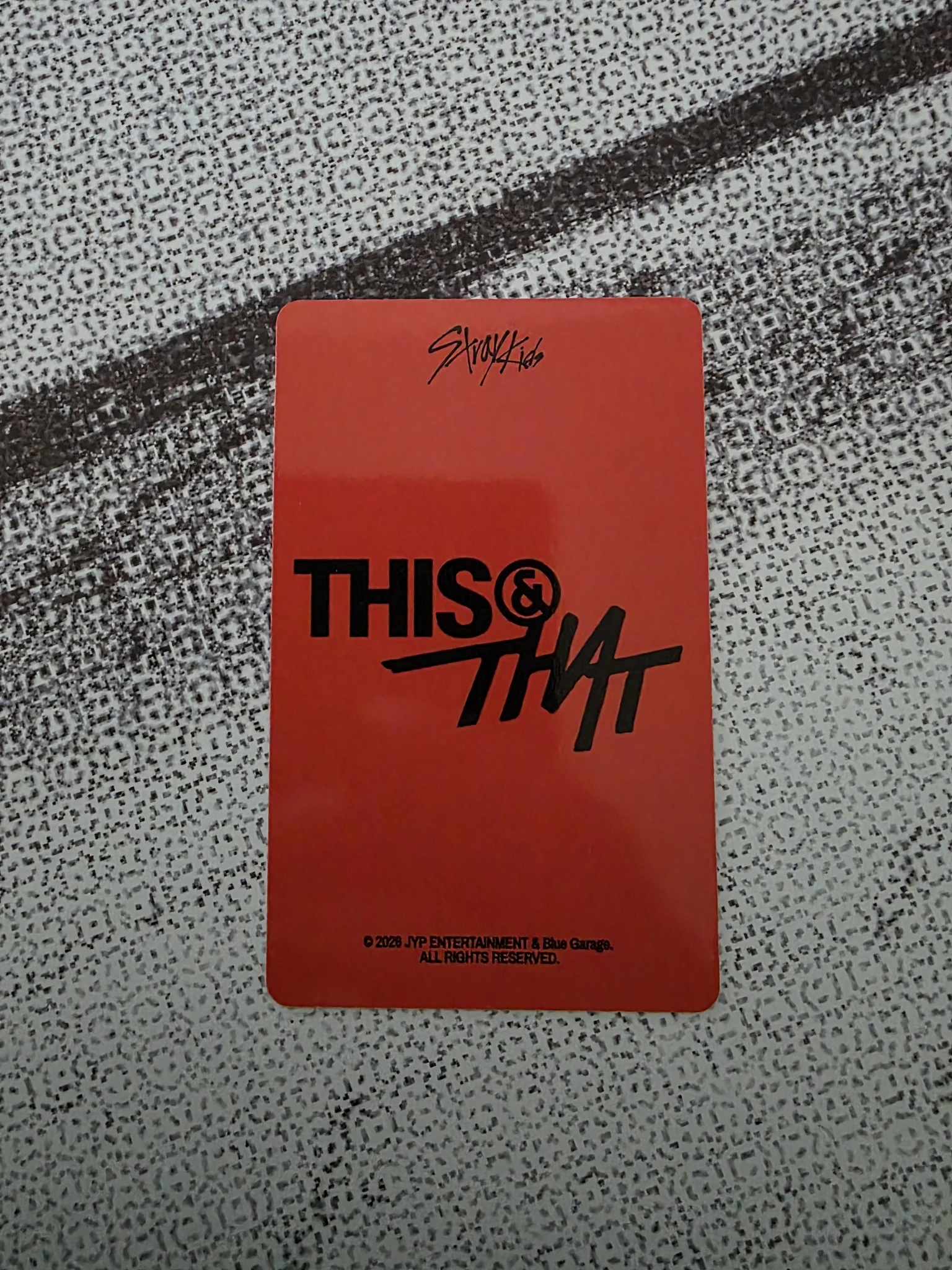 Stray Kids Changbin Stray Kids - Changbin - This & That Album pob (pre-order benefit) jyp/fans shop listing photo 2