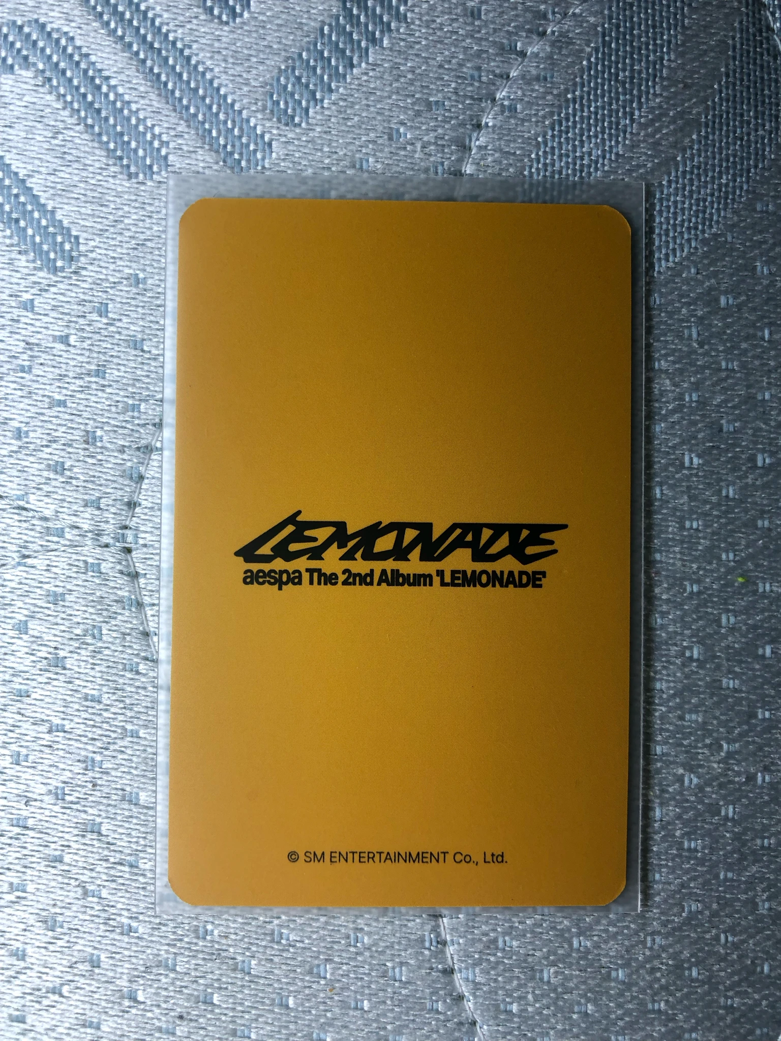 aespa Karina aespa - Karina - Lemonade Album fansign everline listing photo 2